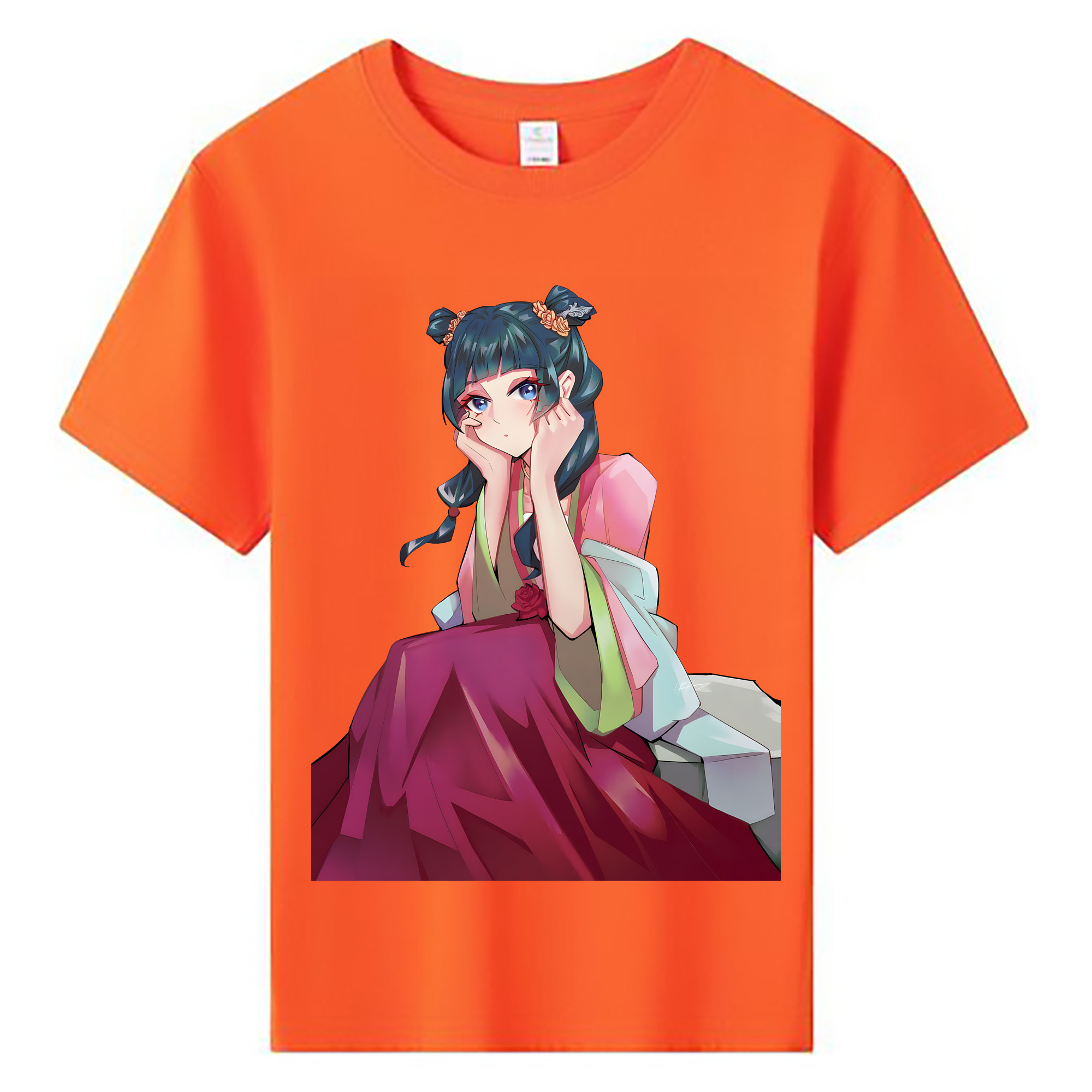 （画像用） 薬屋のひとりごと The Apothecary Diaries 綿100％キッズTシャツ（フロントプリント）
