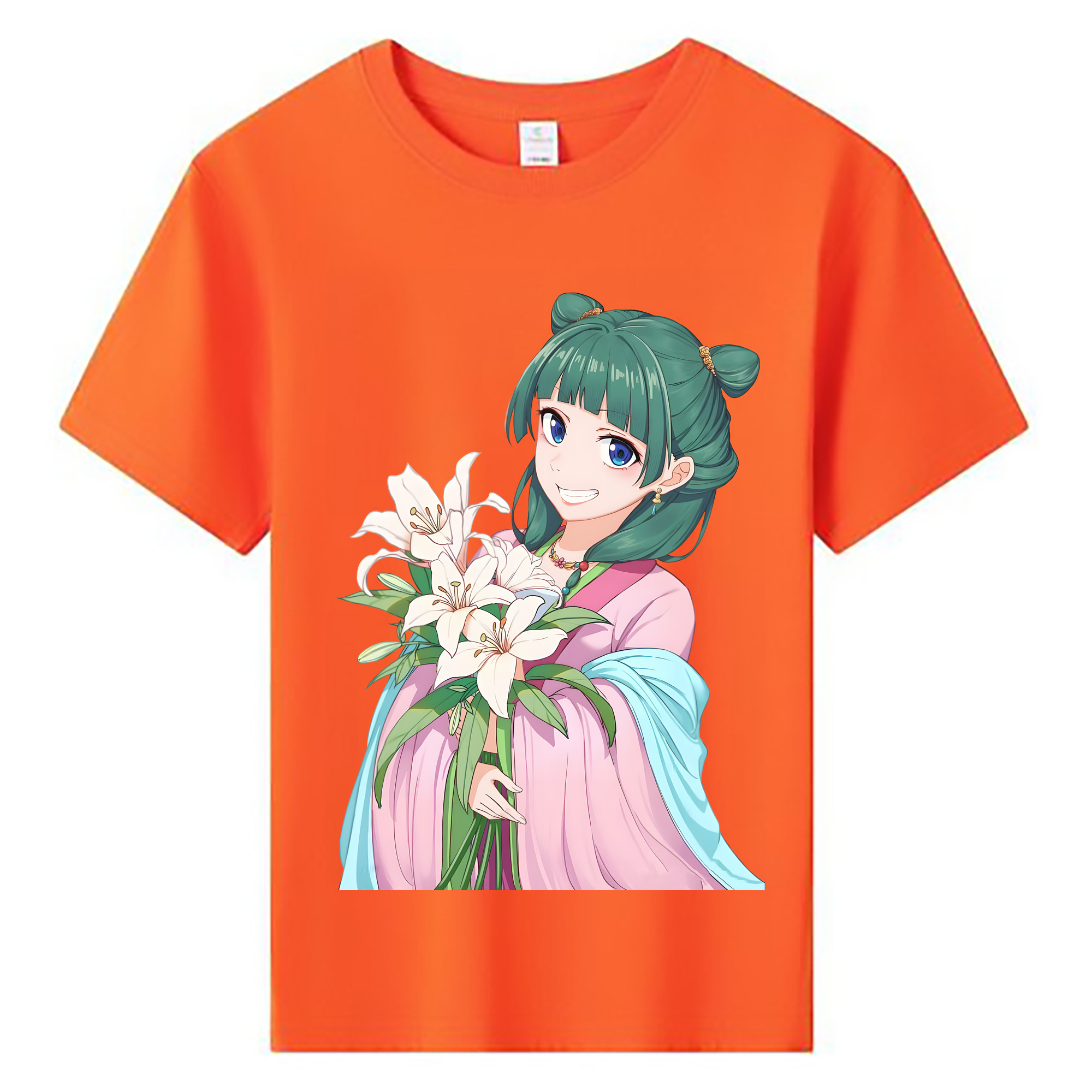 （画像用） 薬屋のひとりごと The Apothecary Diaries 綿100％キッズTシャツ（フロントプリント）