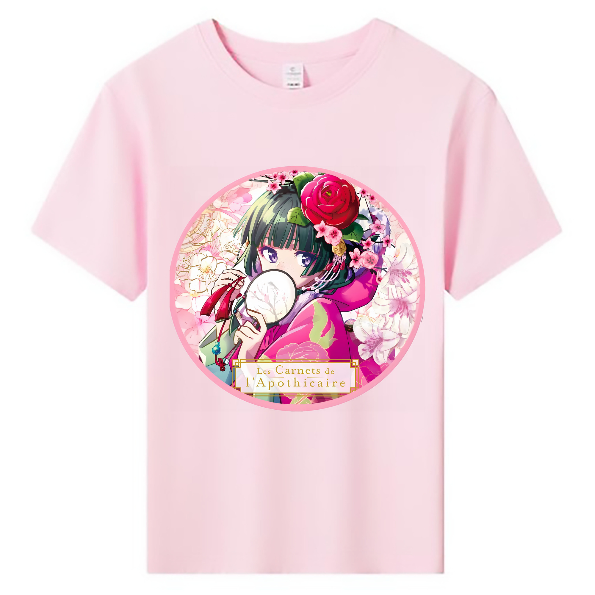（画像用） 薬屋のひとりごと The Apothecary Diaries 綿100％キッズTシャツ（フロントプリント）