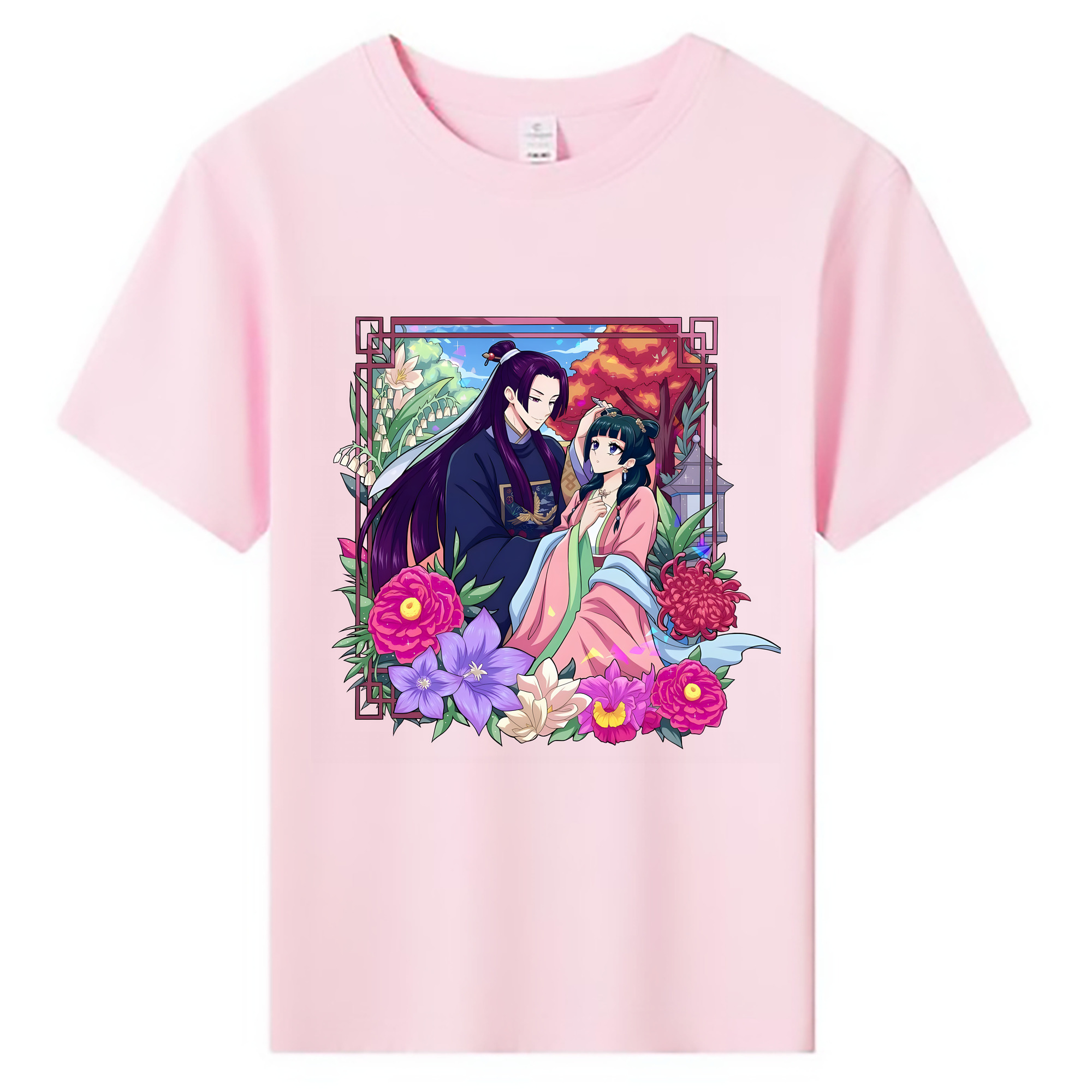 （画像用） 薬屋のひとりごと The Apothecary Diaries 綿100％キッズTシャツ（フロントプリント）