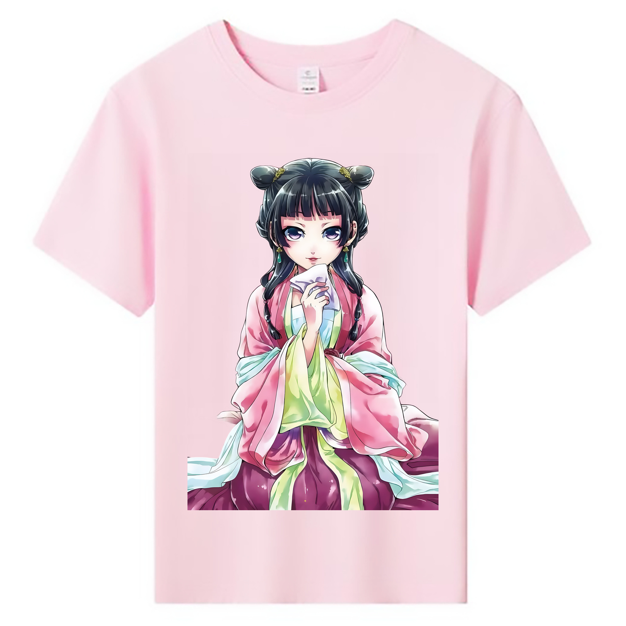 （画像用） 薬屋のひとりごと The Apothecary Diaries 綿100％キッズTシャツ（フロントプリント）