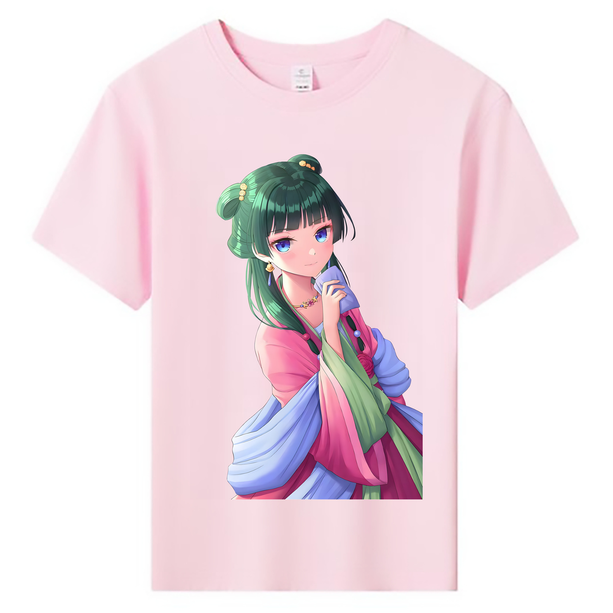 （画像用） 薬屋のひとりごと The Apothecary Diaries 綿100％キッズTシャツ（フロントプリント）