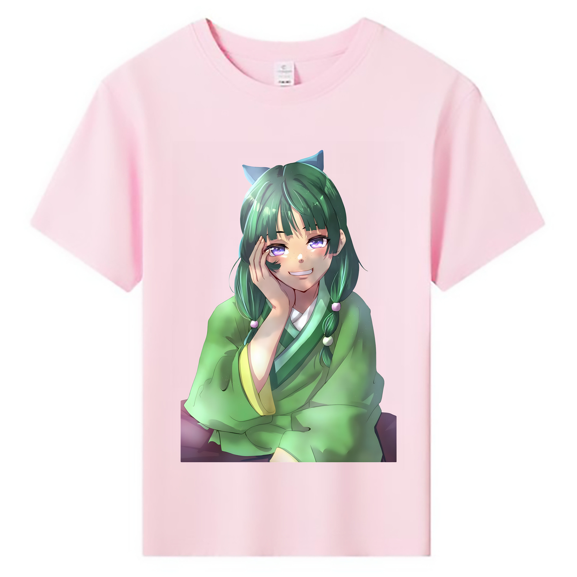 （画像用） 薬屋のひとりごと The Apothecary Diaries 綿100％キッズTシャツ（フロントプリント）