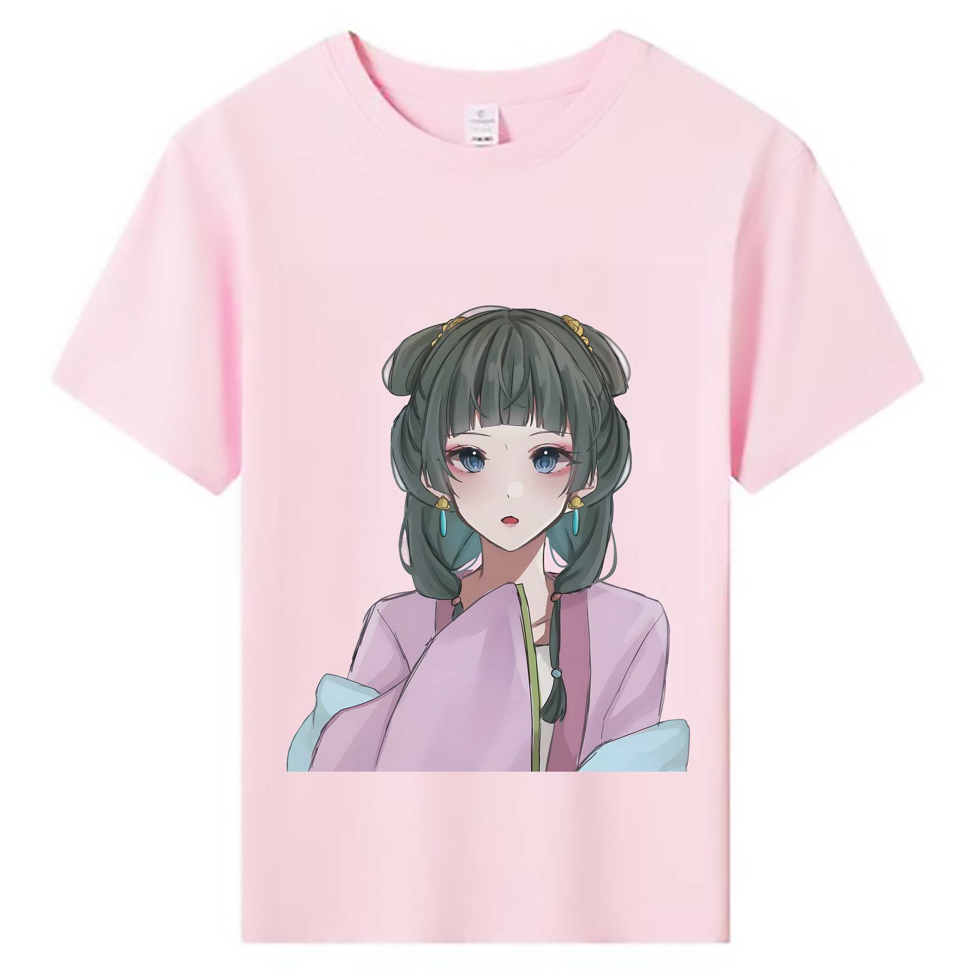 （画像用） 薬屋のひとりごと The Apothecary Diaries 綿100％キッズTシャツ（フロントプリント）