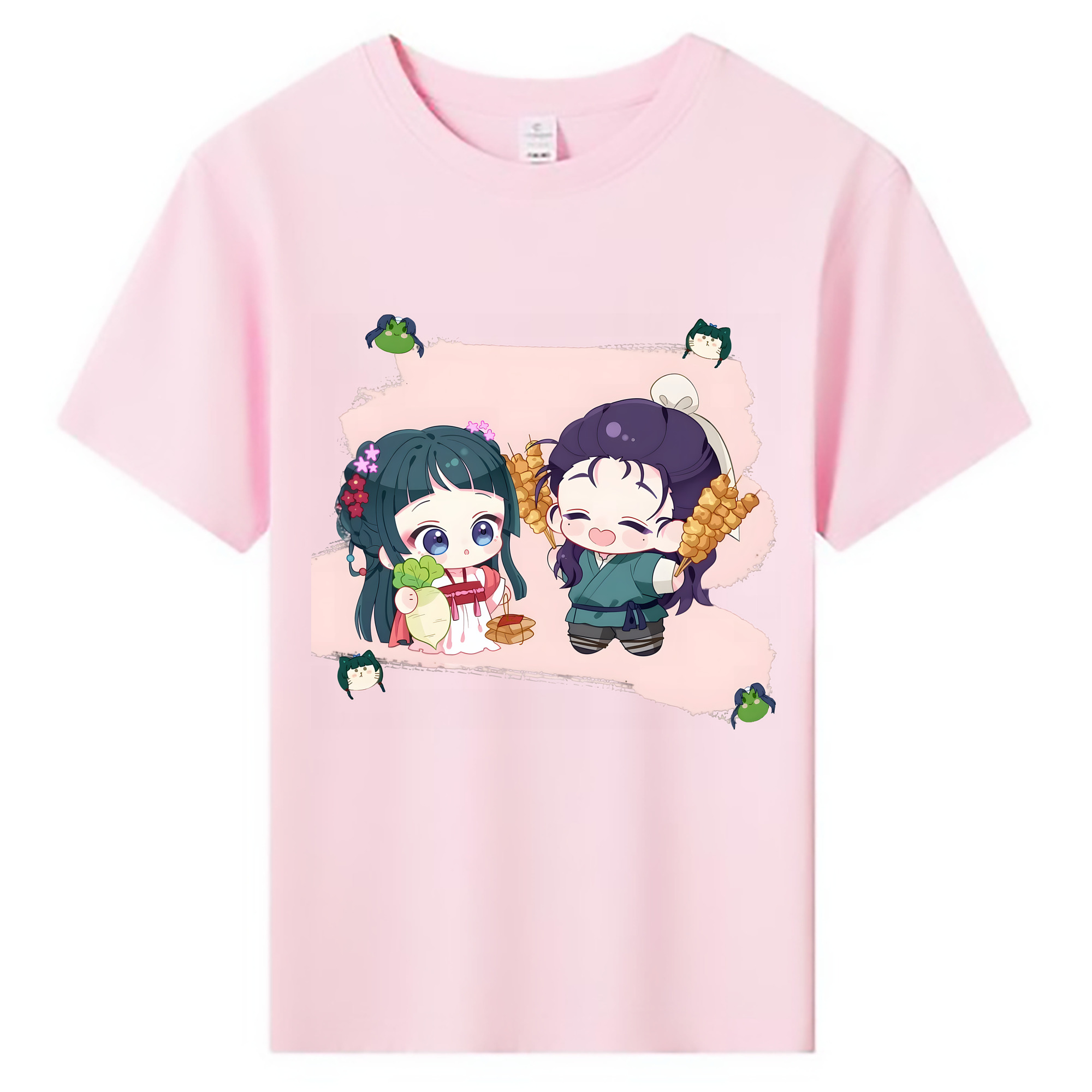 （画像用） 薬屋のひとりごと The Apothecary Diaries 綿100％キッズTシャツ（フロントプリント）