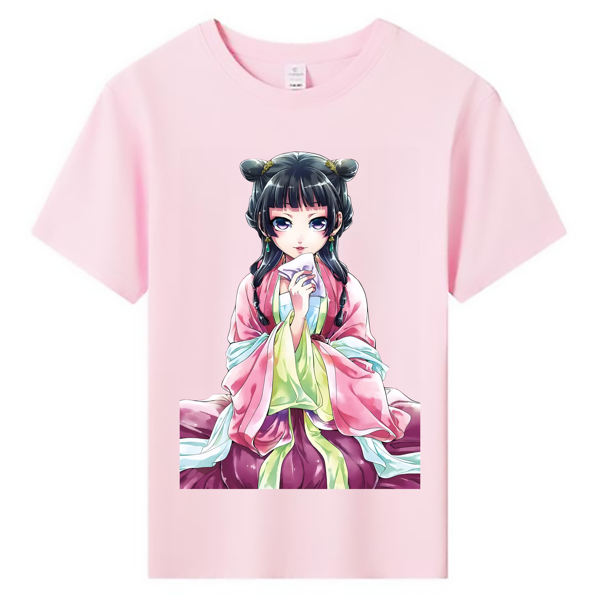 （画像用） 薬屋のひとりごと The Apothecary Diaries 綿100％キッズTシャツ（フロントプリント）