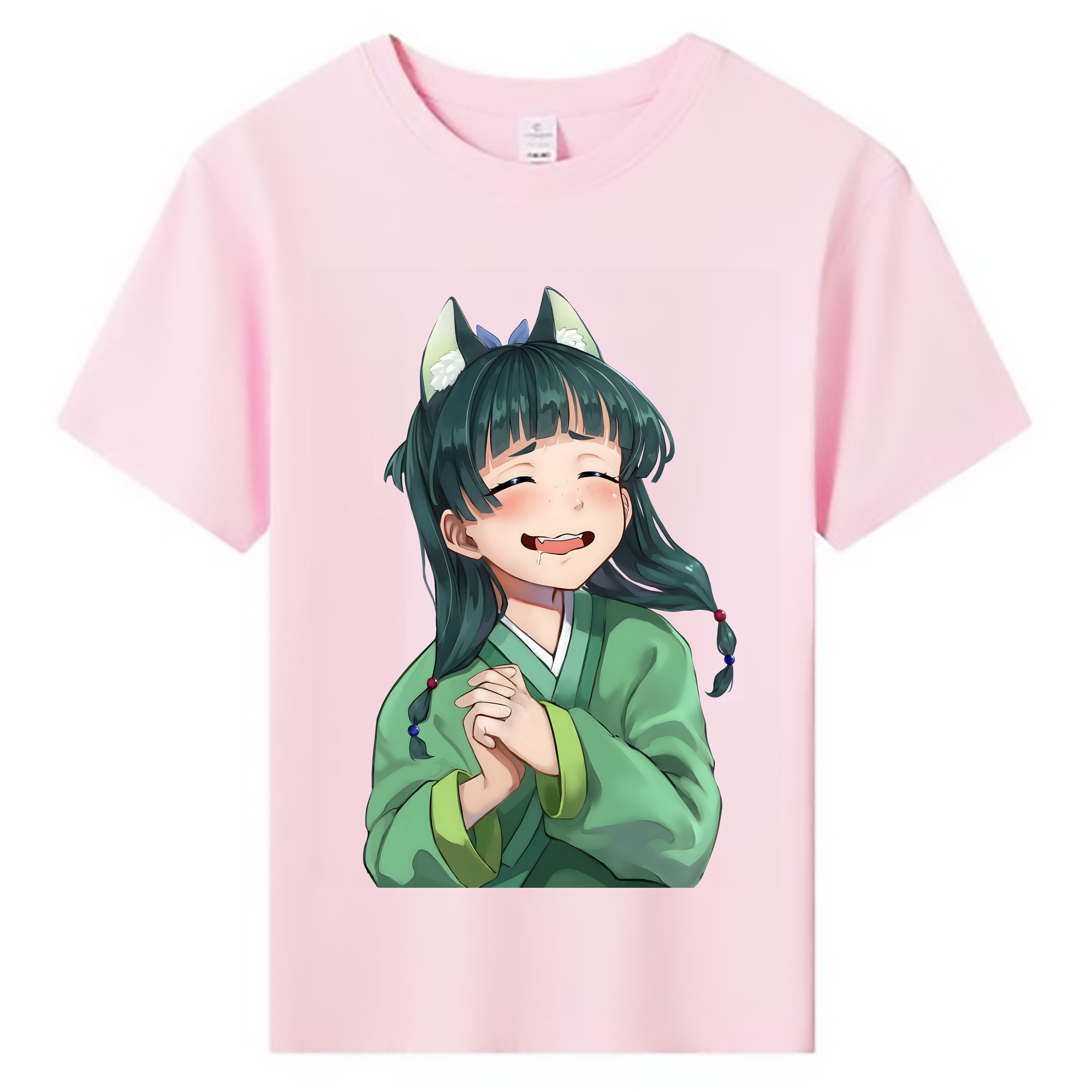 （画像用） 薬屋のひとりごと The Apothecary Diaries 綿100％キッズTシャツ（フロントプリント）