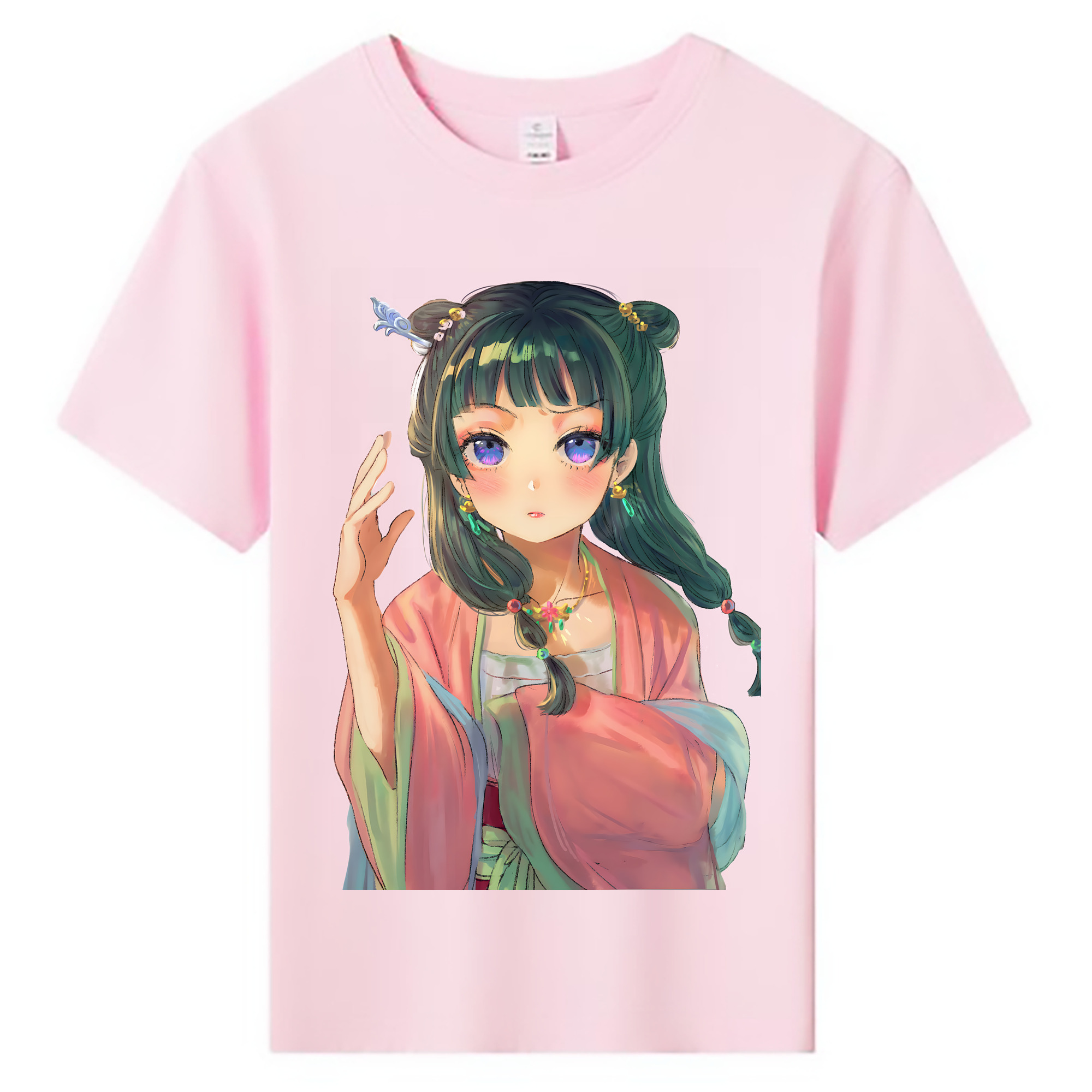 （画像用） 薬屋のひとりごと The Apothecary Diaries 綿100％キッズTシャツ（フロントプリント）