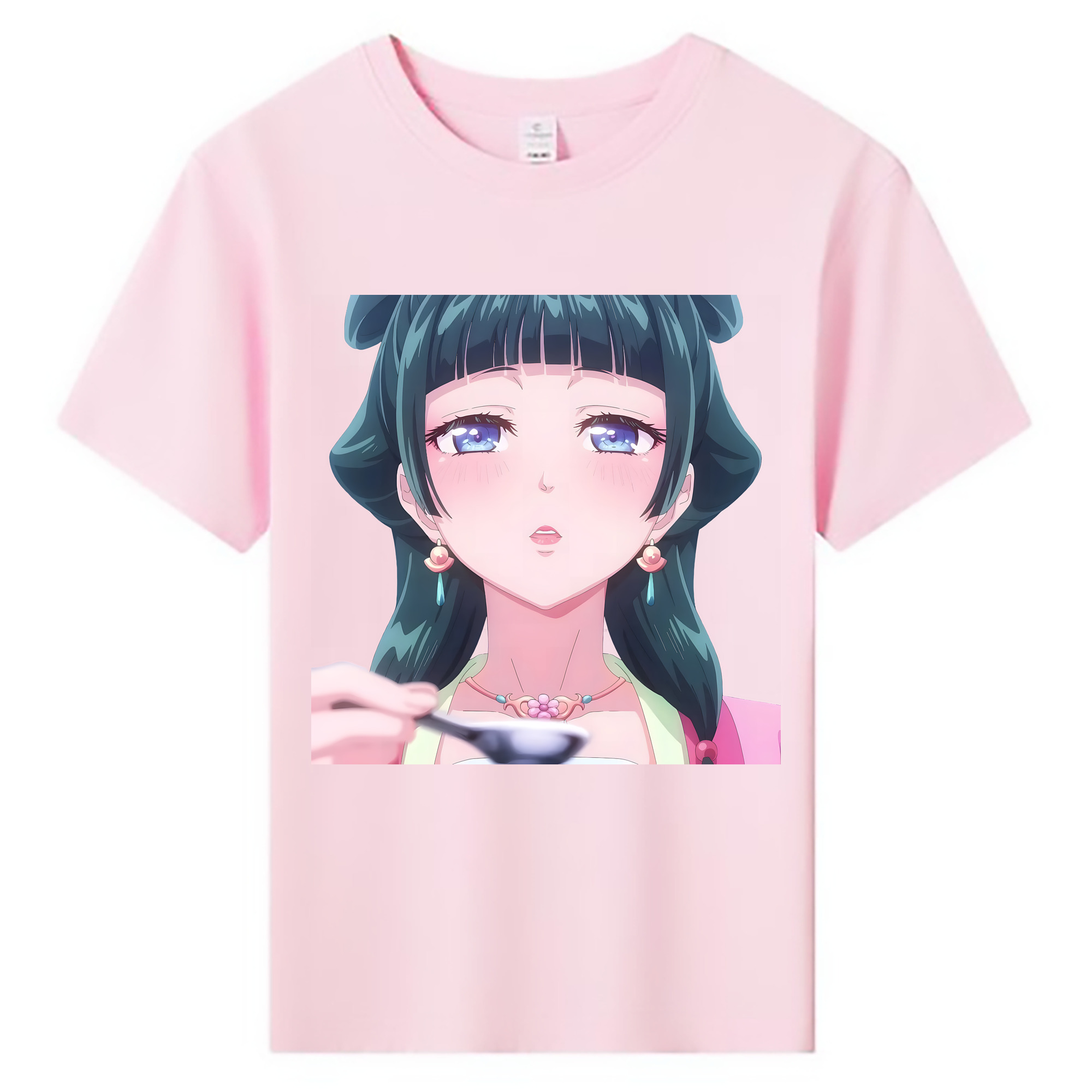 （画像用） 薬屋のひとりごと The Apothecary Diaries 綿100％キッズTシャツ（フロントプリント）