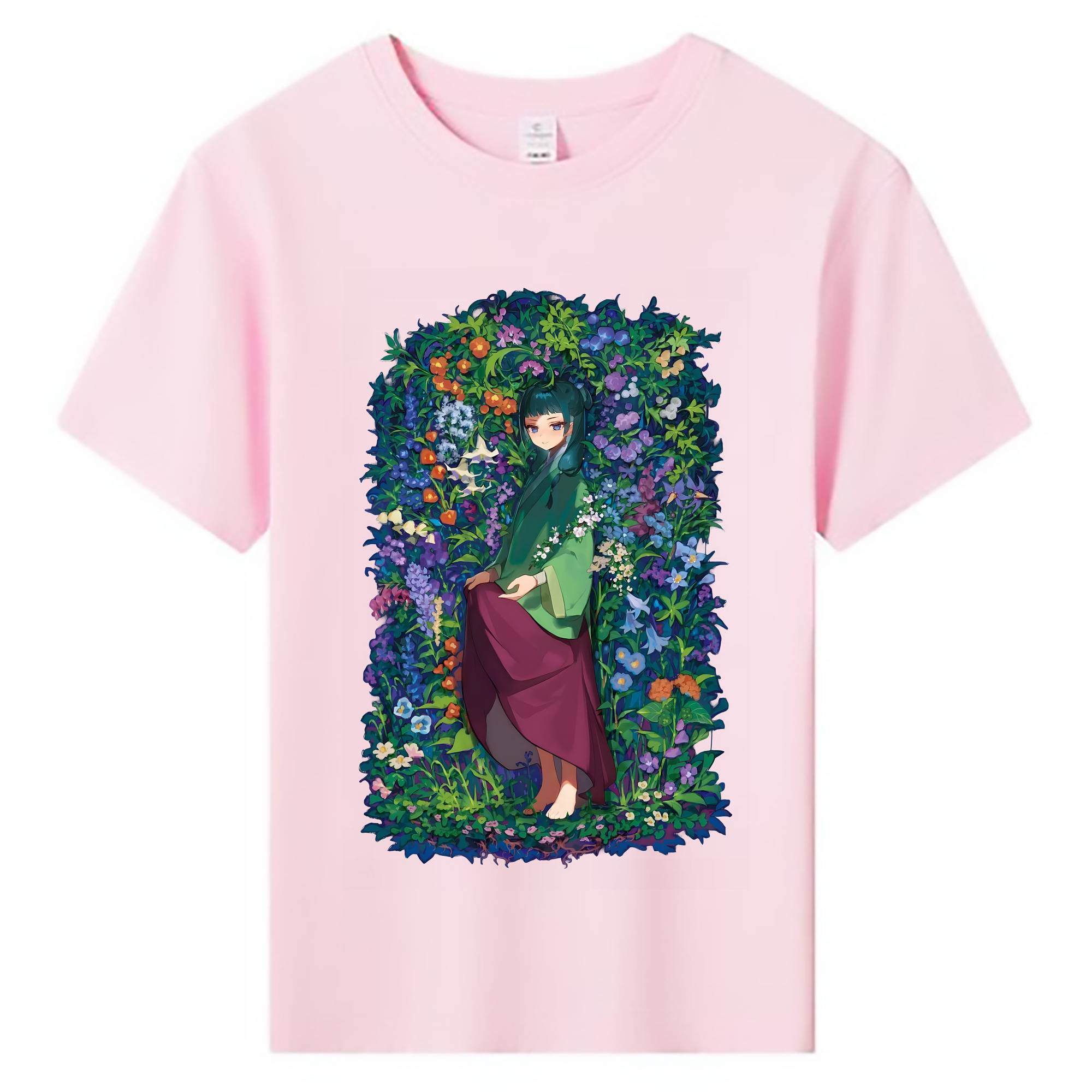 （画像用） 薬屋のひとりごと The Apothecary Diaries 綿100％キッズTシャツ（フロントプリント）