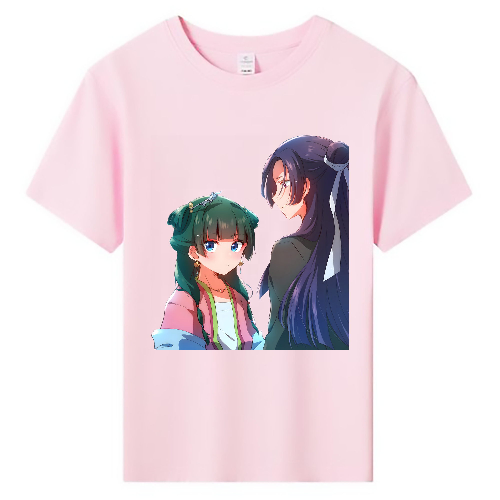 （画像用） 薬屋のひとりごと The Apothecary Diaries 綿100％キッズTシャツ（フロントプリント）