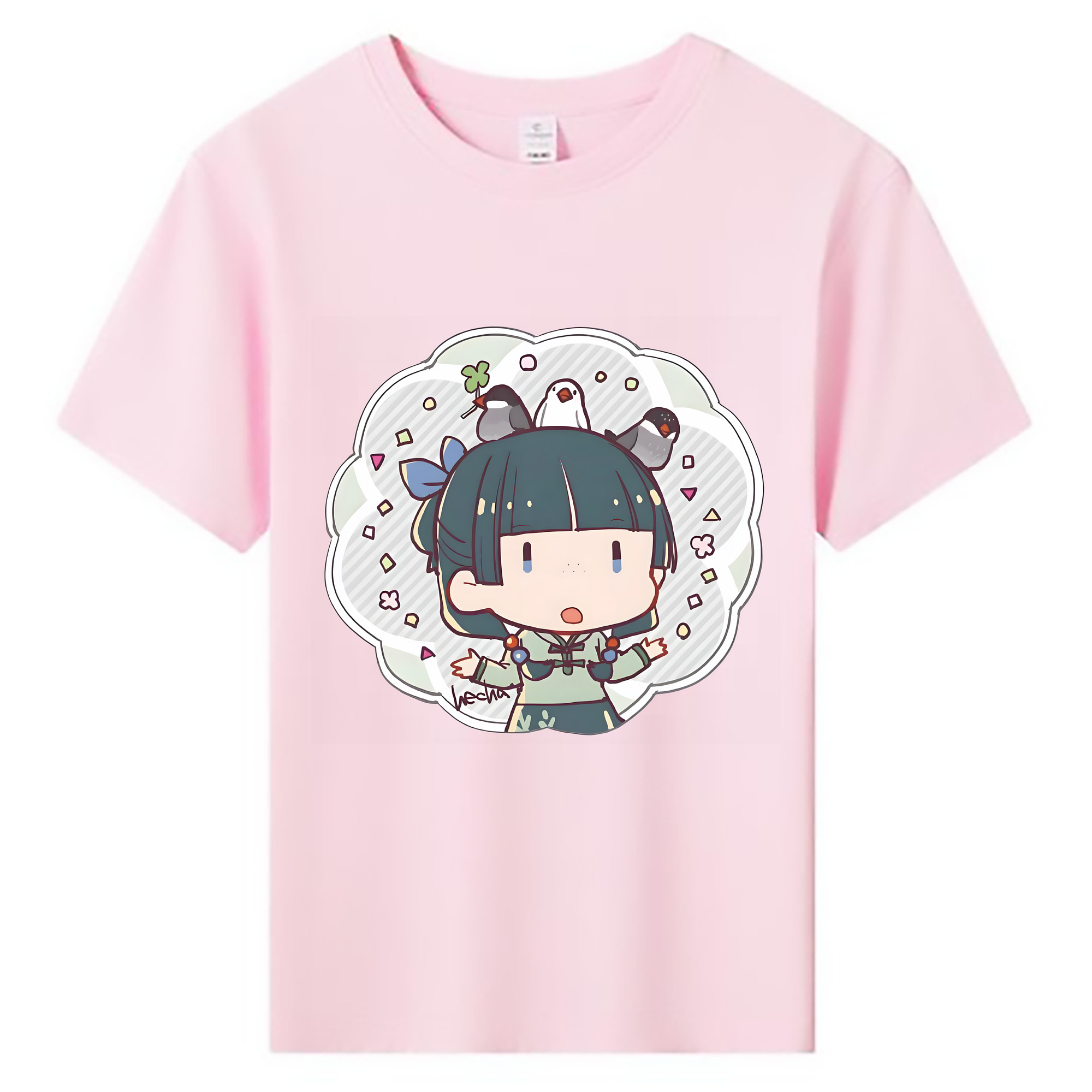 （画像用） 薬屋のひとりごと The Apothecary Diaries 綿100％キッズTシャツ（フロントプリント）
