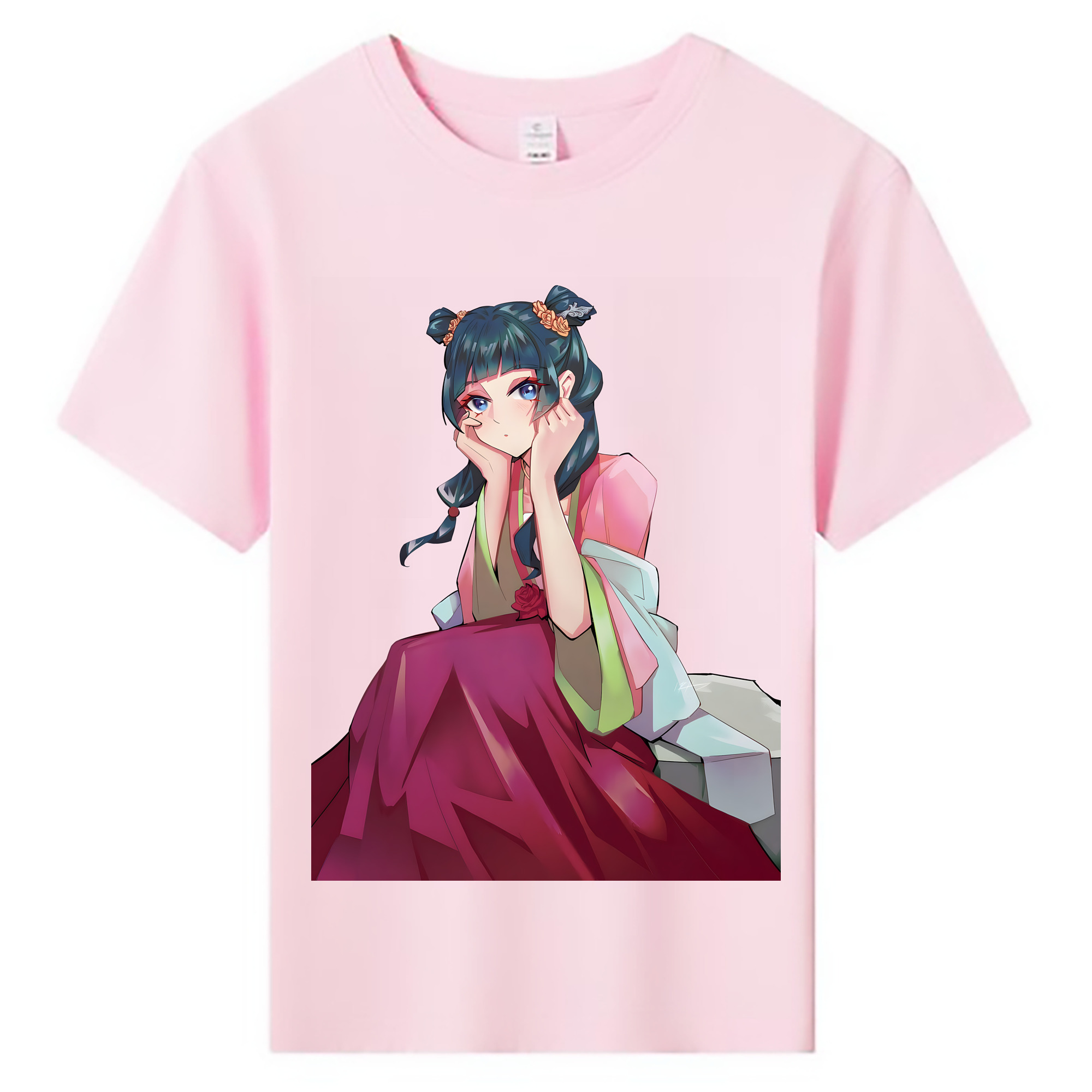 （画像用） 薬屋のひとりごと The Apothecary Diaries 綿100％キッズTシャツ（フロントプリント）