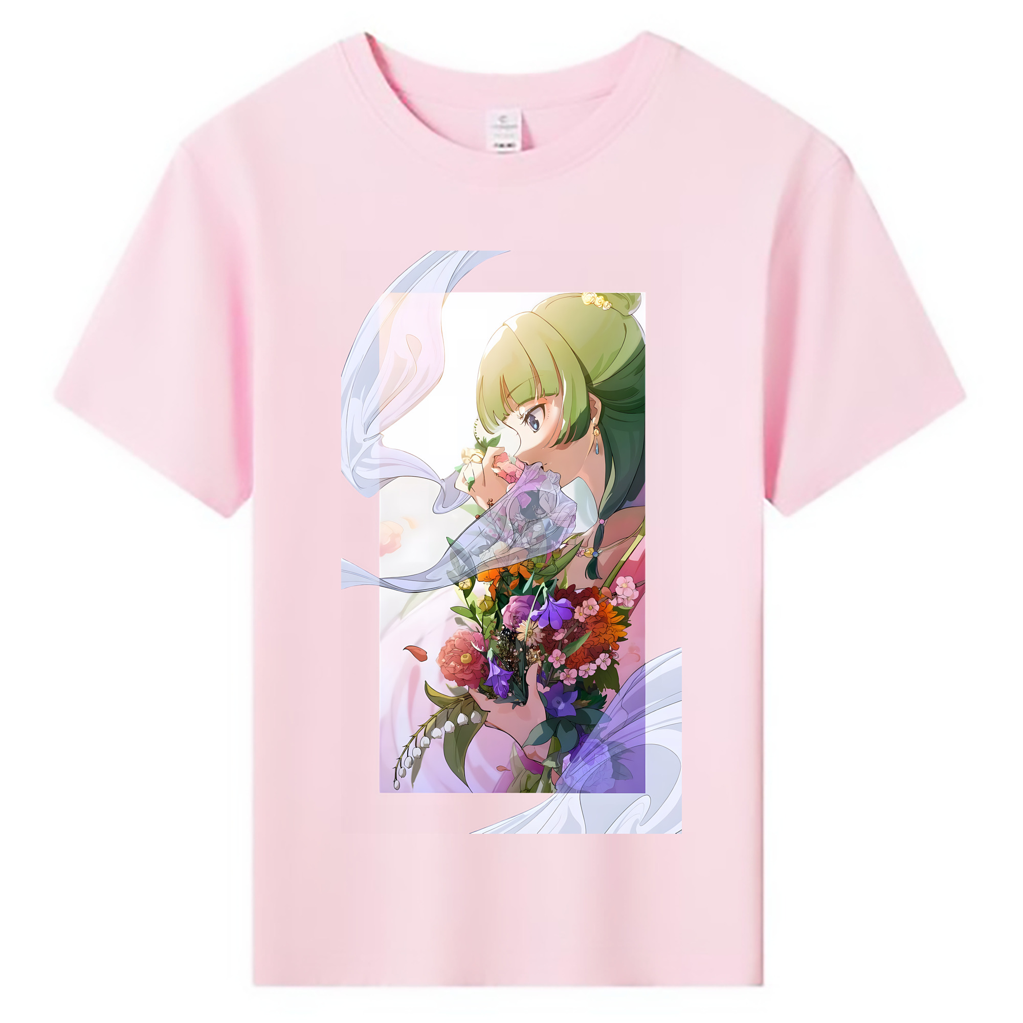 （画像用） 薬屋のひとりごと The Apothecary Diaries 綿100％キッズTシャツ（フロントプリント）