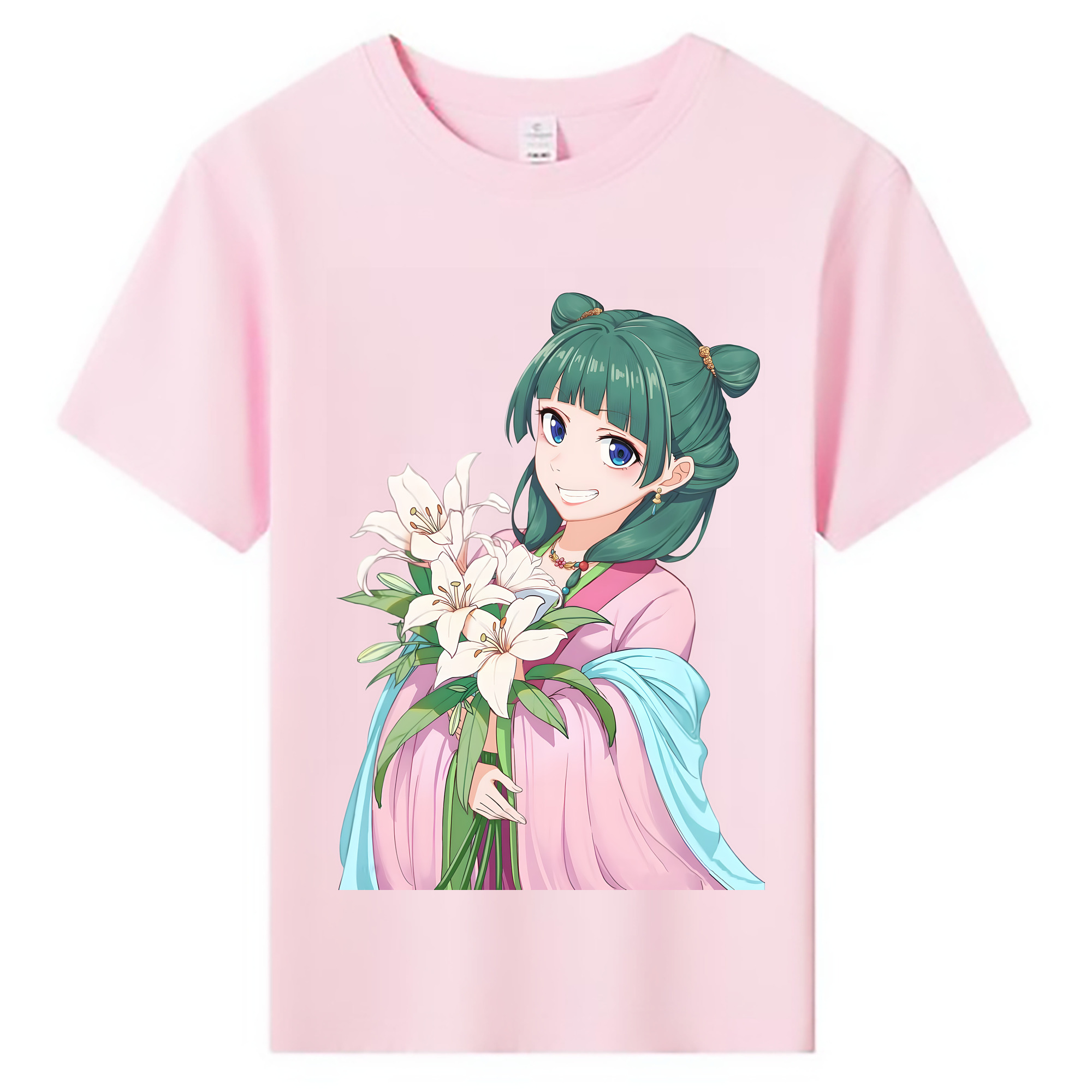 （画像用） 薬屋のひとりごと The Apothecary Diaries 綿100％キッズTシャツ（フロントプリント）