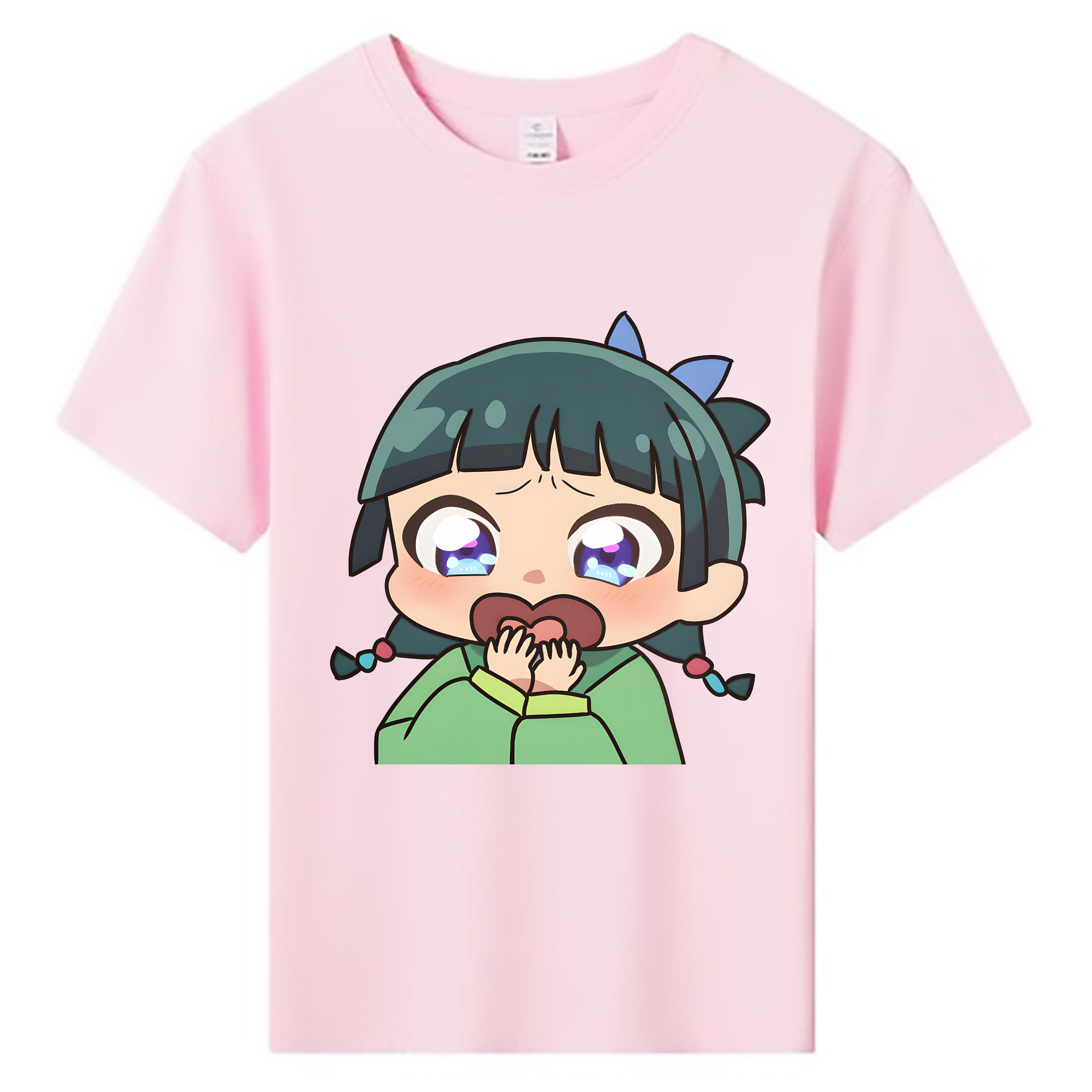 （画像用） 薬屋のひとりごと The Apothecary Diaries 綿100％キッズTシャツ（フロントプリント）