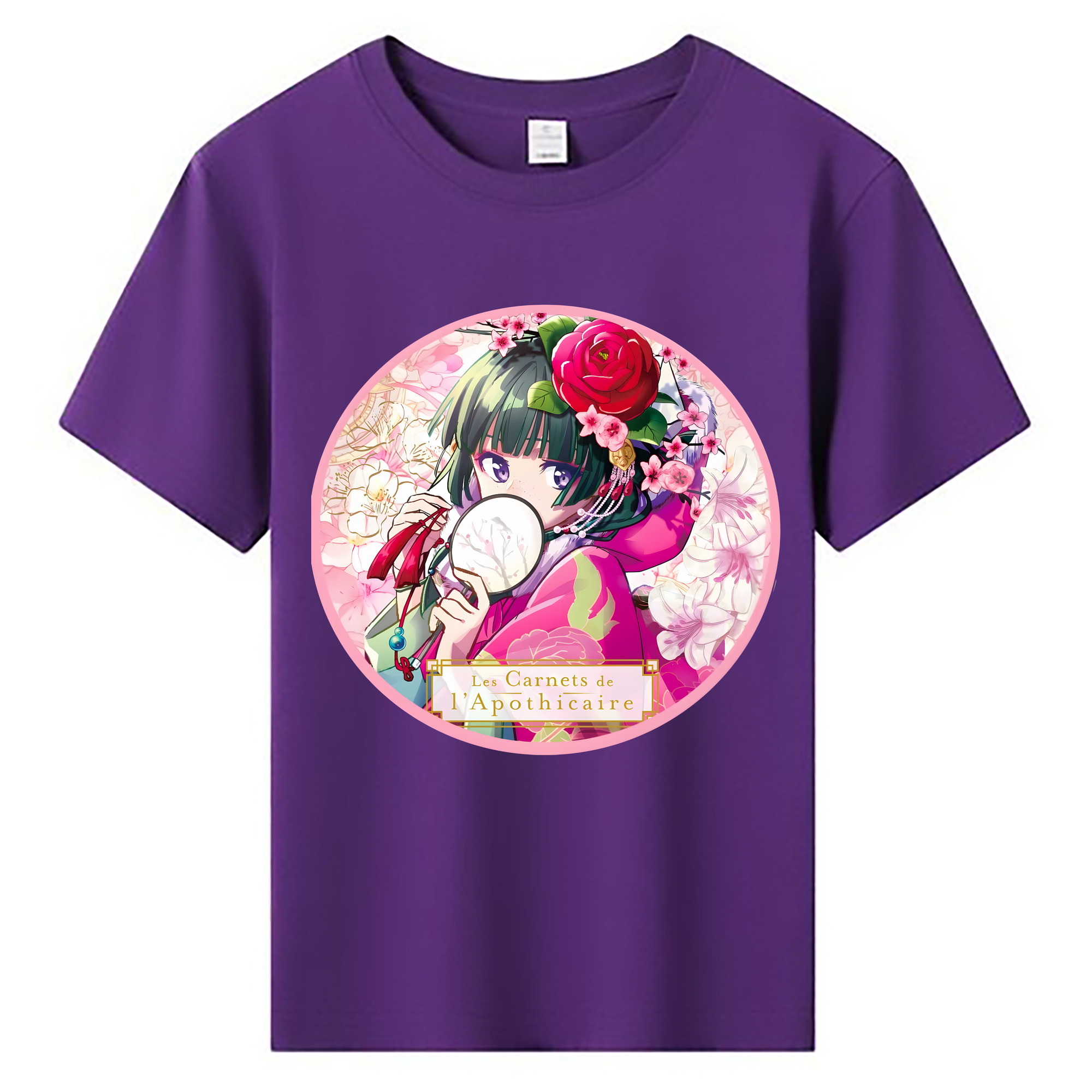 （画像用） 薬屋のひとりごと The Apothecary Diaries 綿100％キッズTシャツ（フロントプリント）