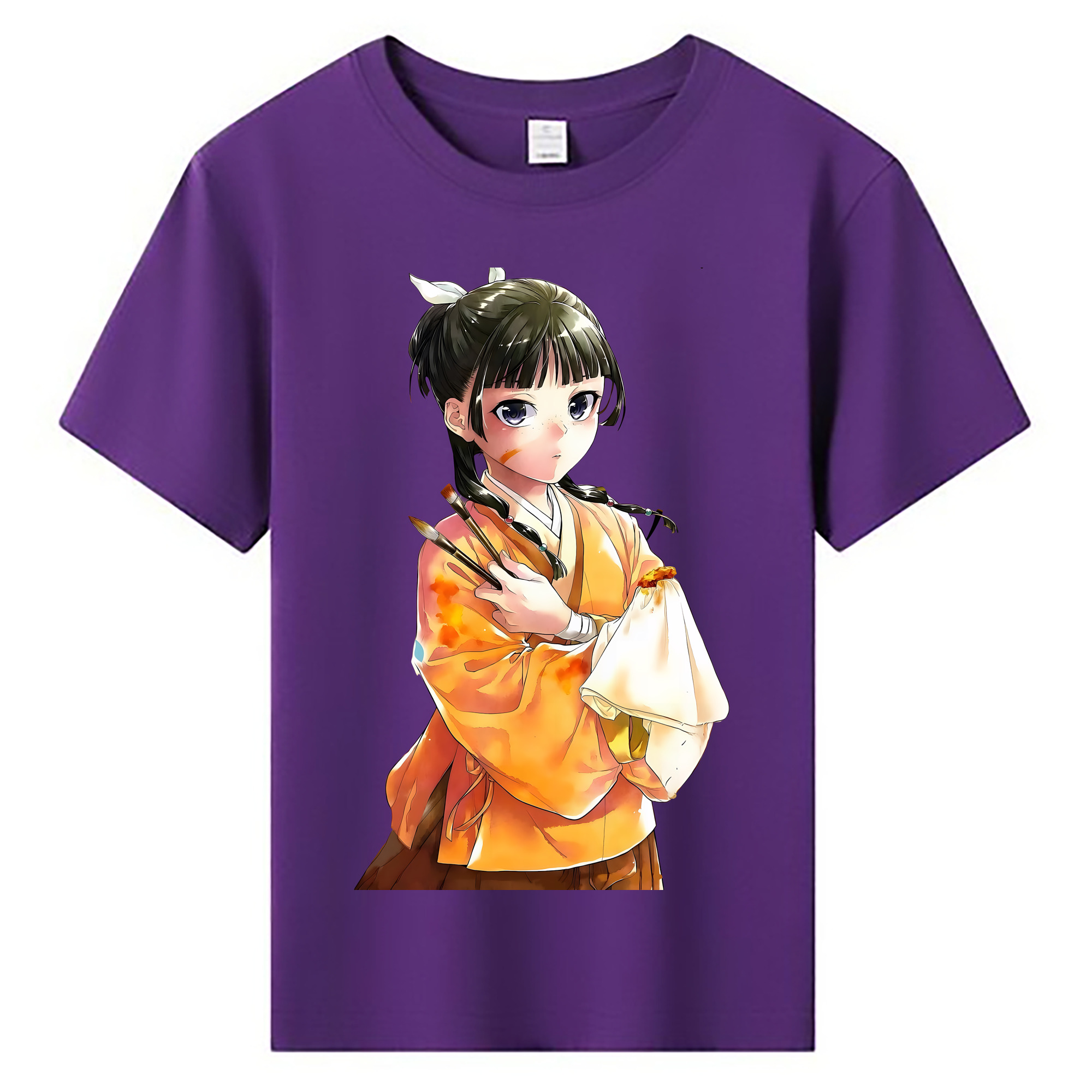 （画像用） 薬屋のひとりごと The Apothecary Diaries 綿100％キッズTシャツ（フロントプリント）