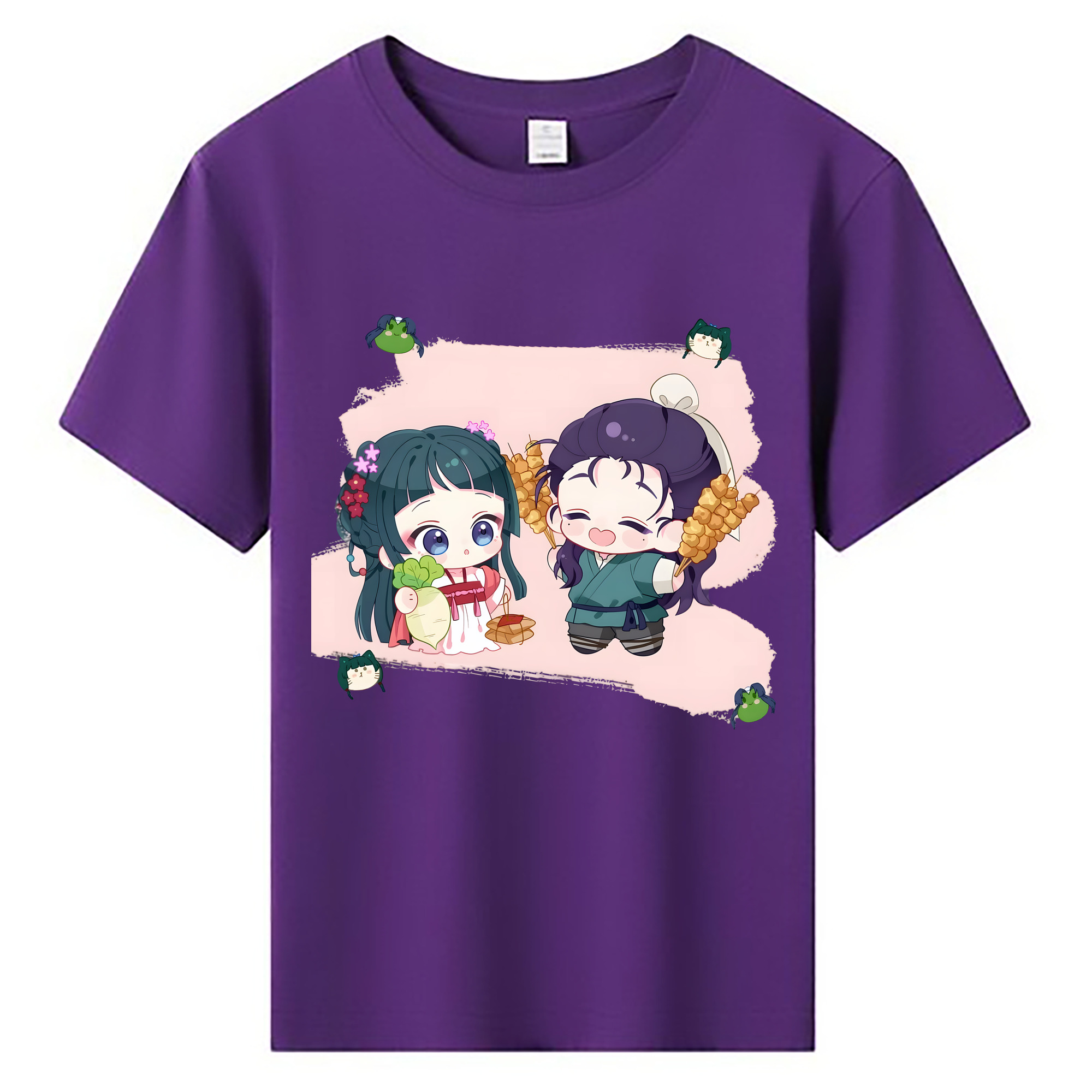 （画像用） 薬屋のひとりごと The Apothecary Diaries 綿100％キッズTシャツ（フロントプリント）