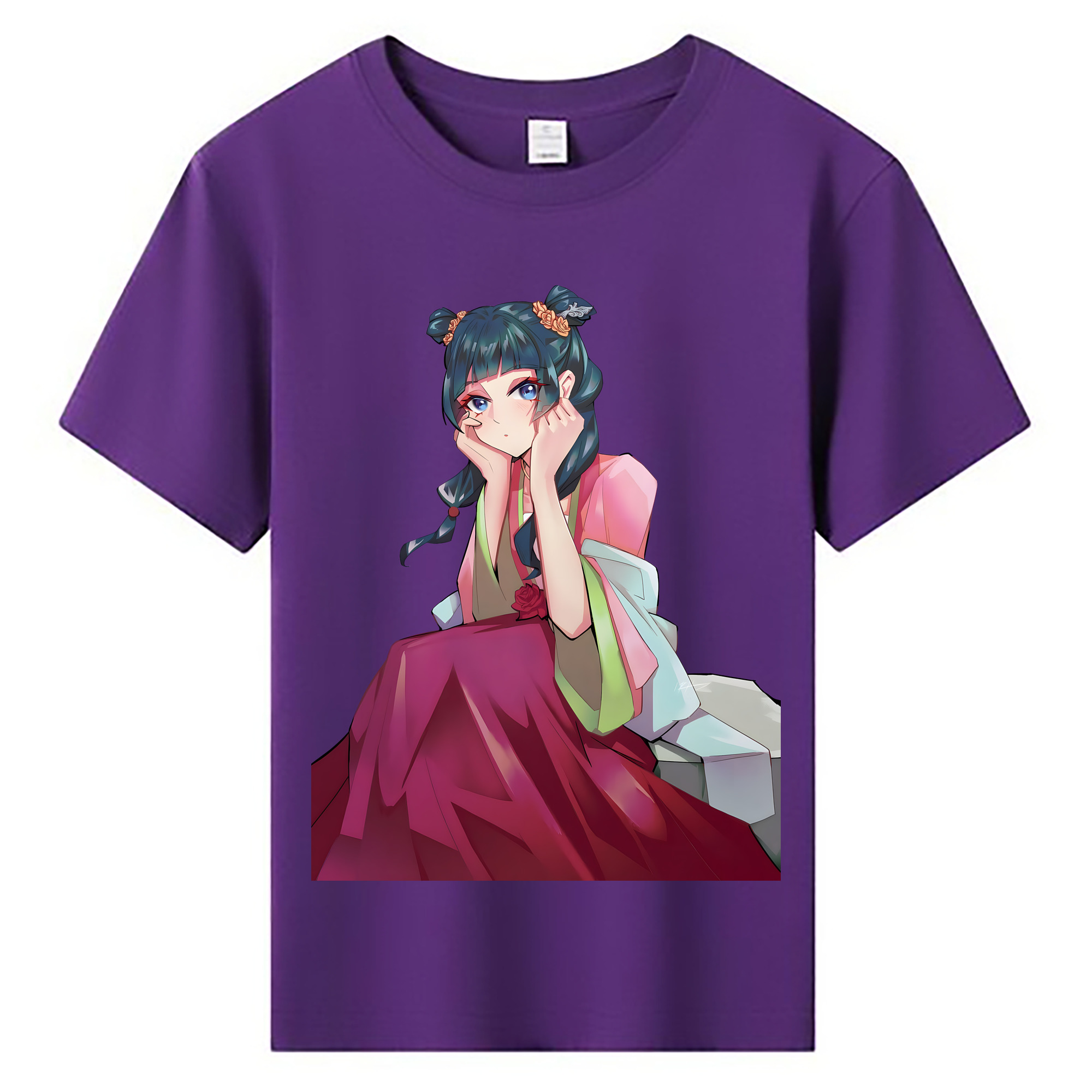 （画像用） 薬屋のひとりごと The Apothecary Diaries 綿100％キッズTシャツ（フロントプリント）