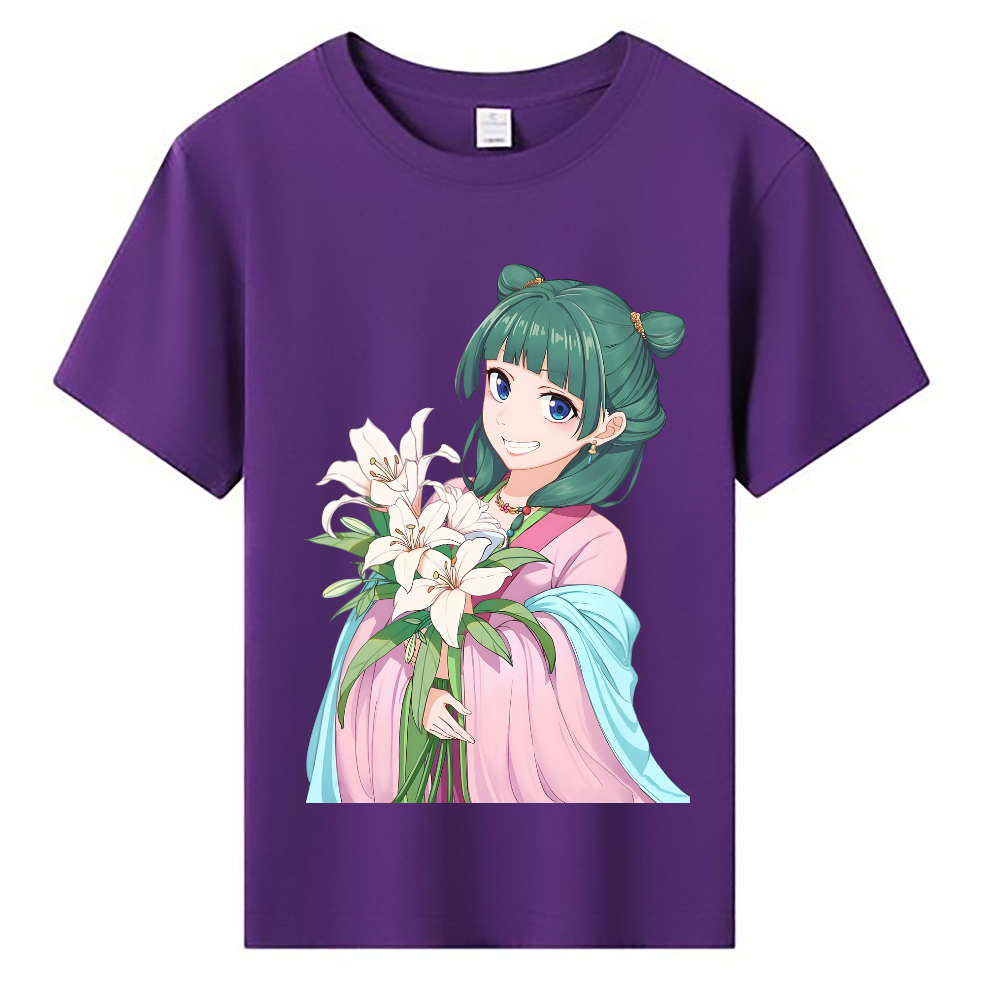 （画像用） 薬屋のひとりごと The Apothecary Diaries 綿100％キッズTシャツ（フロントプリント）