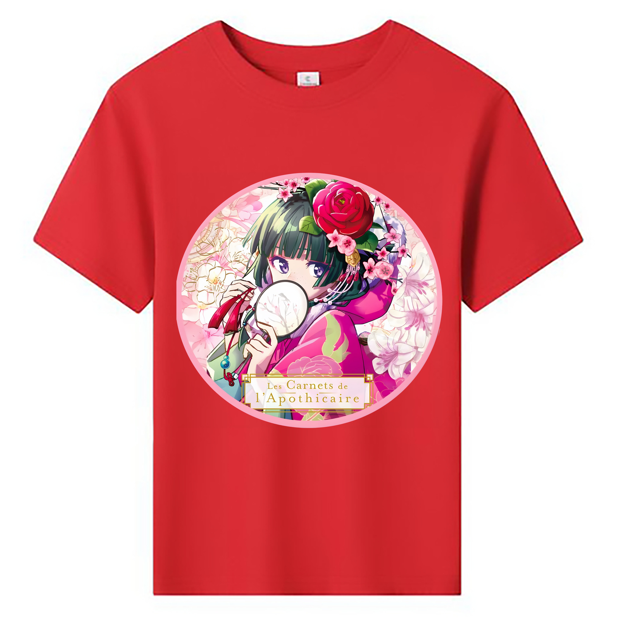 （画像用） 薬屋のひとりごと The Apothecary Diaries 綿100％キッズTシャツ（フロントプリント）