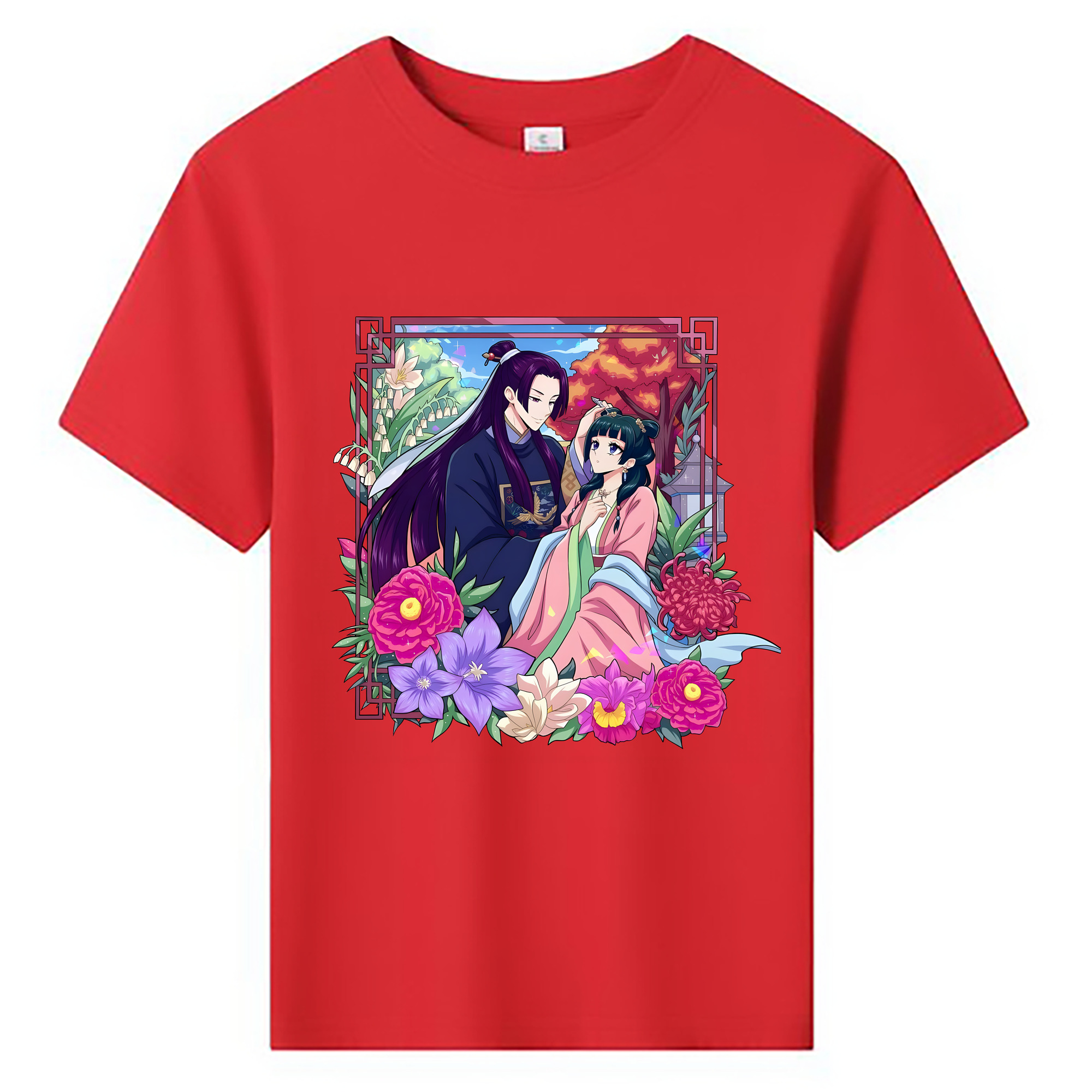 （画像用） 薬屋のひとりごと The Apothecary Diaries 綿100％キッズTシャツ（フロントプリント）