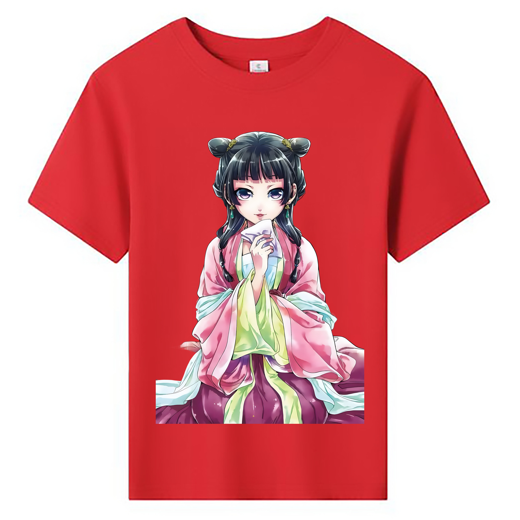 （画像用） 薬屋のひとりごと The Apothecary Diaries 綿100％キッズTシャツ（フロントプリント）