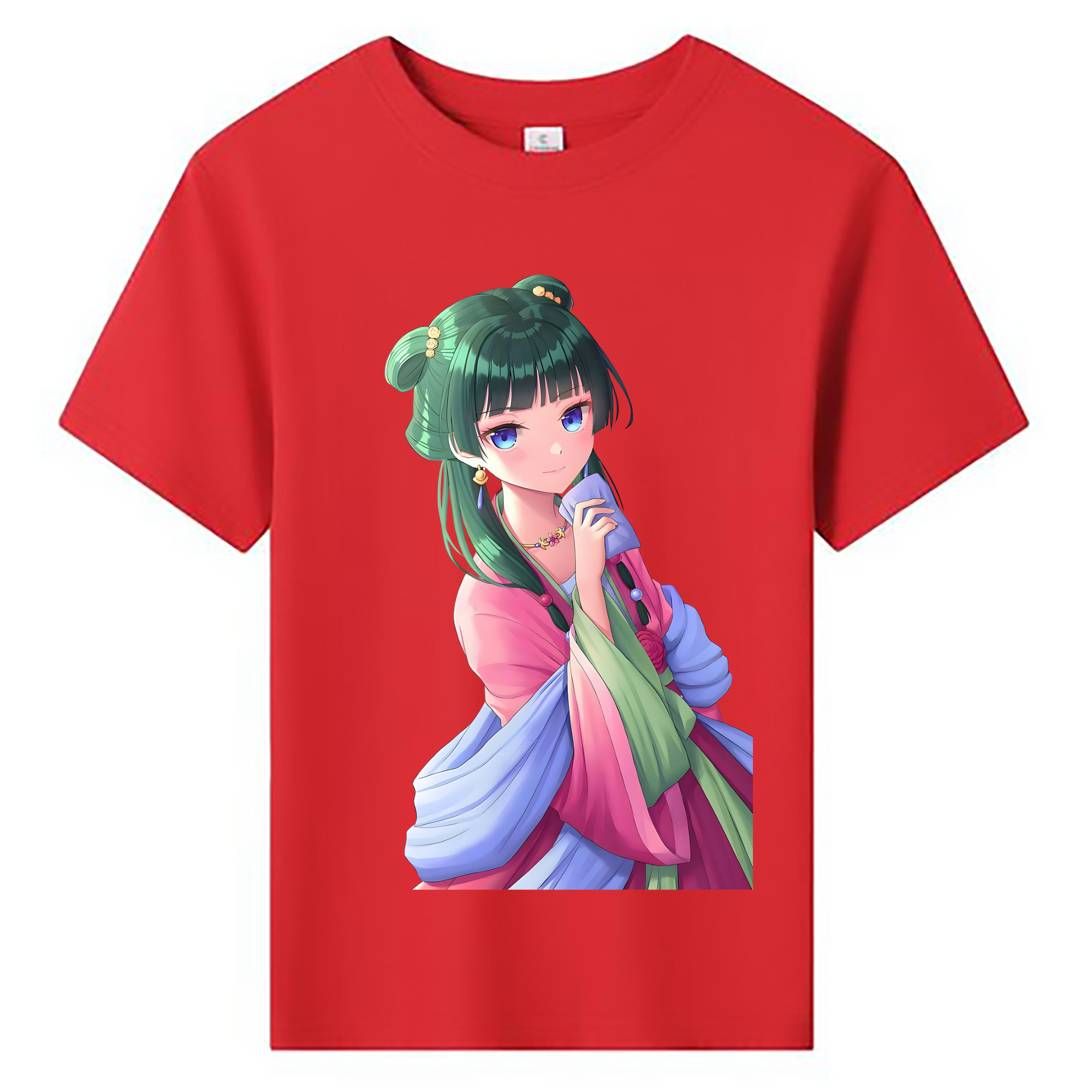 （画像用） 薬屋のひとりごと The Apothecary Diaries 綿100％キッズTシャツ（フロントプリント）