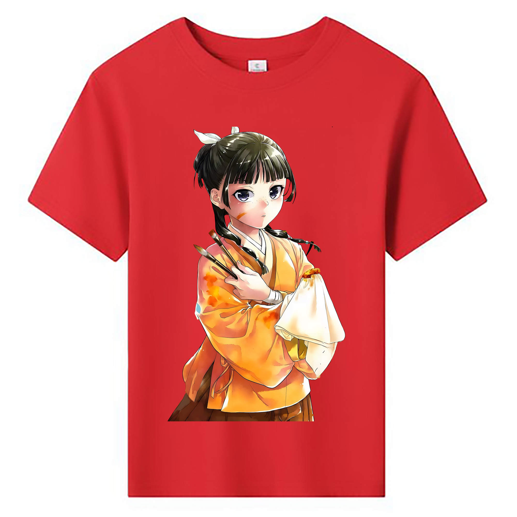 （画像用） 薬屋のひとりごと The Apothecary Diaries 綿100％キッズTシャツ（フロントプリント）