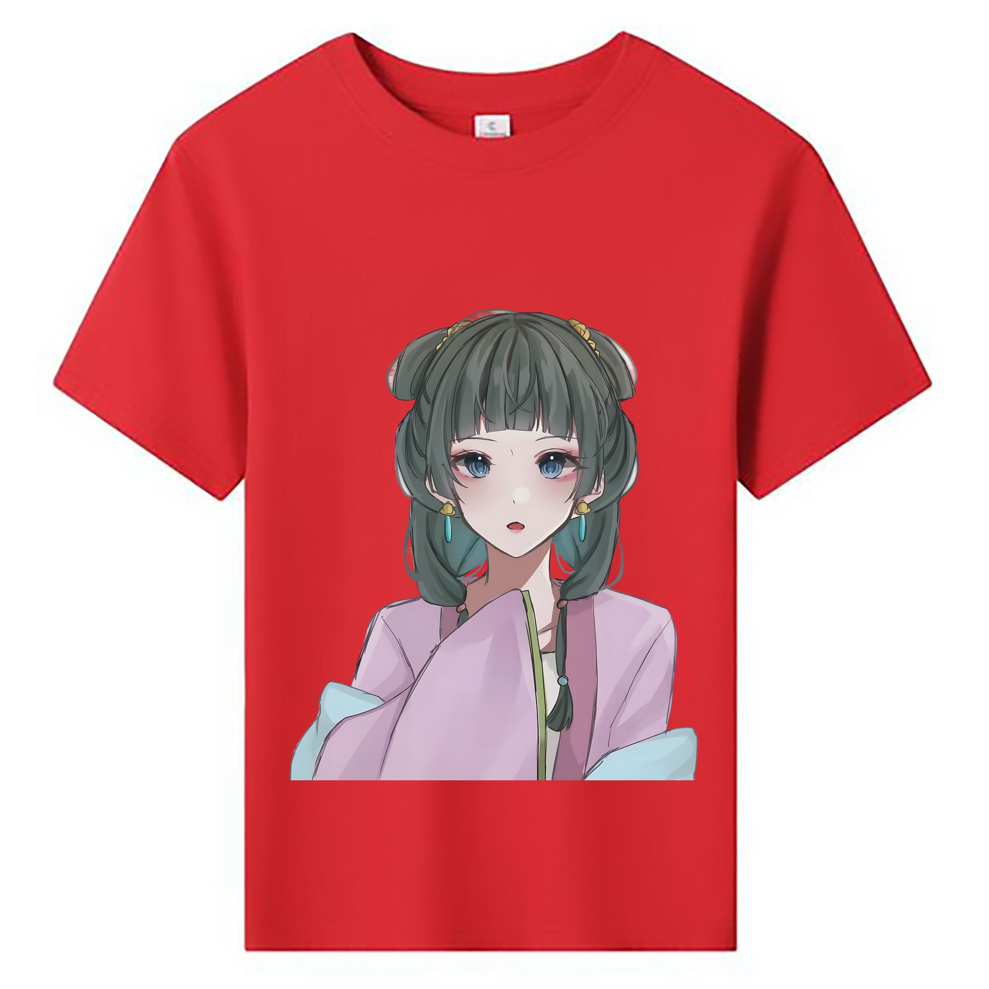 （画像用） 薬屋のひとりごと The Apothecary Diaries 綿100％キッズTシャツ（フロントプリント）