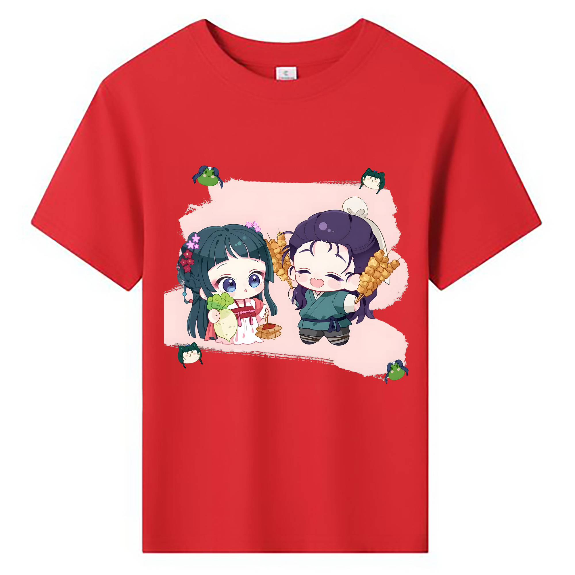 （画像用） 薬屋のひとりごと The Apothecary Diaries 綿100％キッズTシャツ（フロントプリント）