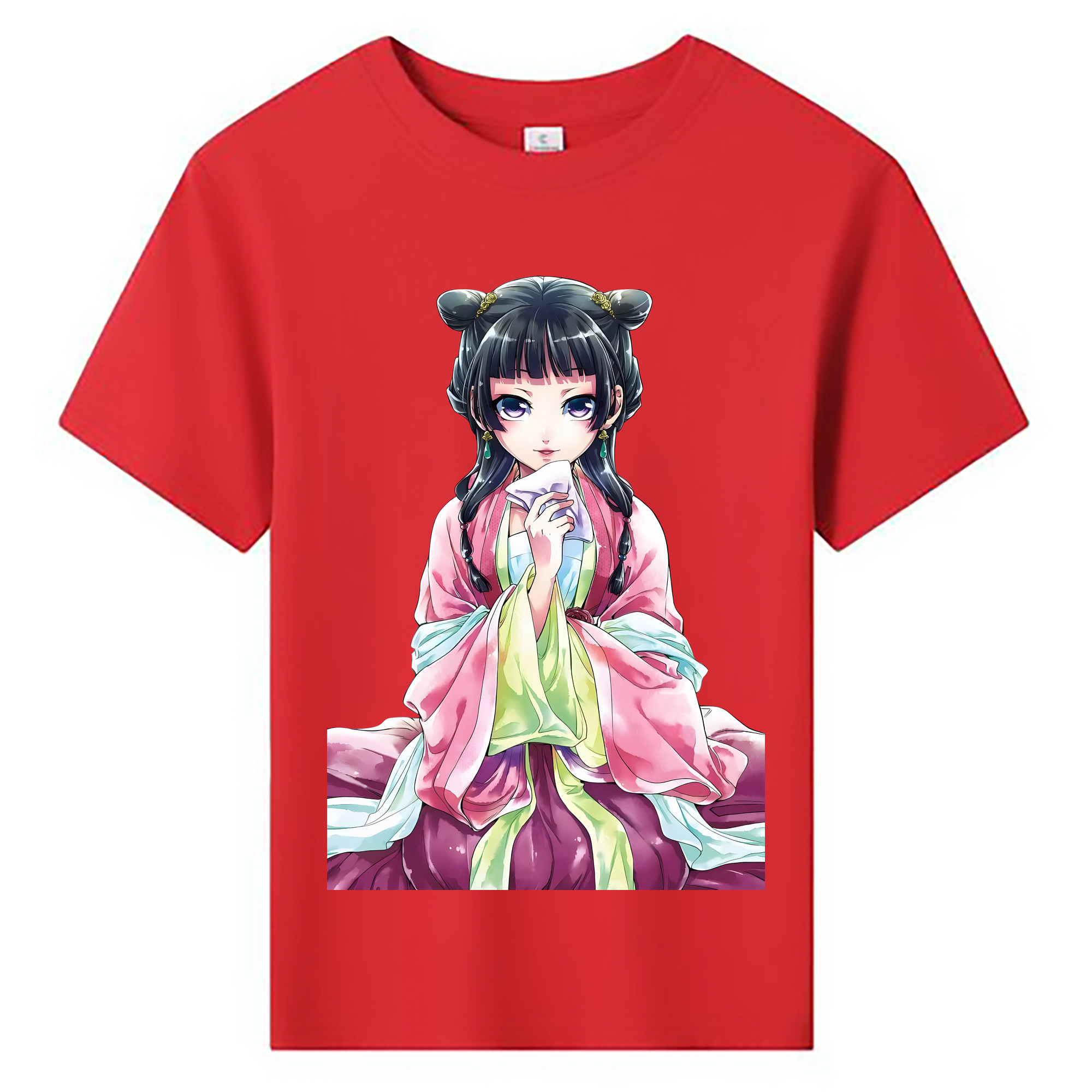 （画像用） 薬屋のひとりごと The Apothecary Diaries 綿100％キッズTシャツ（フロントプリント）