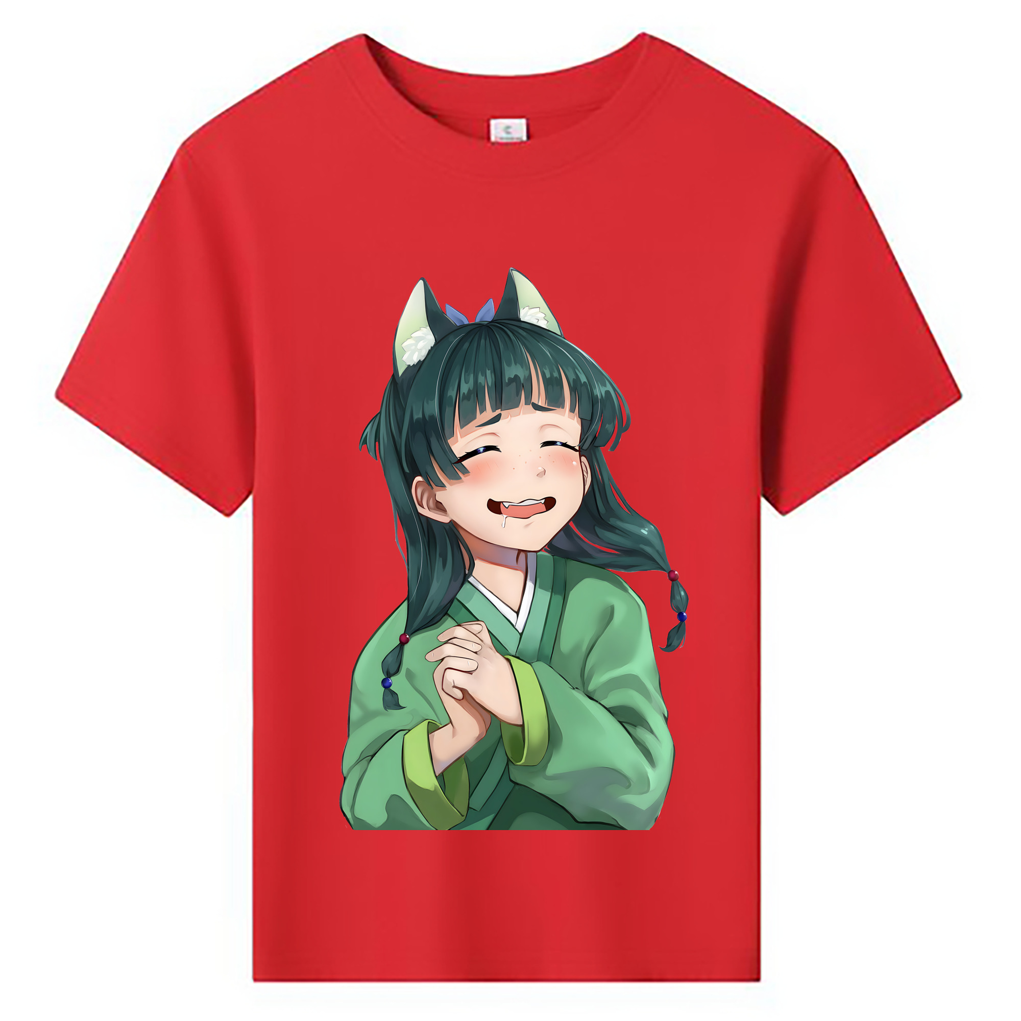 （画像用） 薬屋のひとりごと The Apothecary Diaries 綿100％キッズTシャツ（フロントプリント）