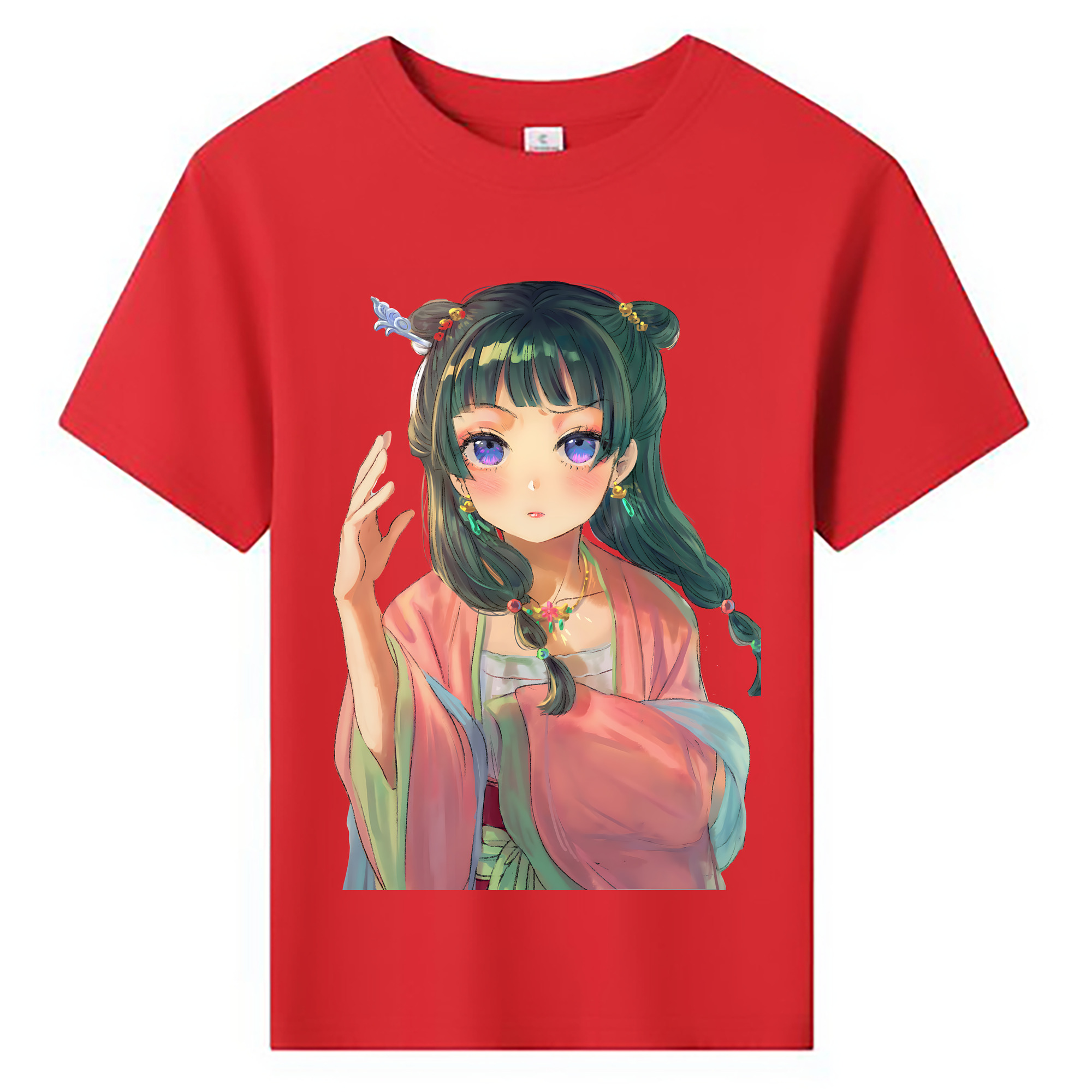 （画像用） 薬屋のひとりごと The Apothecary Diaries 綿100％キッズTシャツ（フロントプリント）