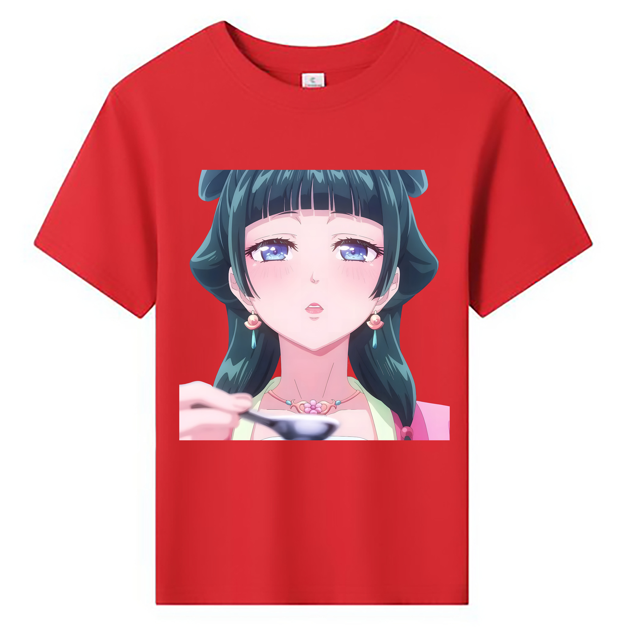 （画像用） 薬屋のひとりごと The Apothecary Diaries 綿100％キッズTシャツ（フロントプリント）