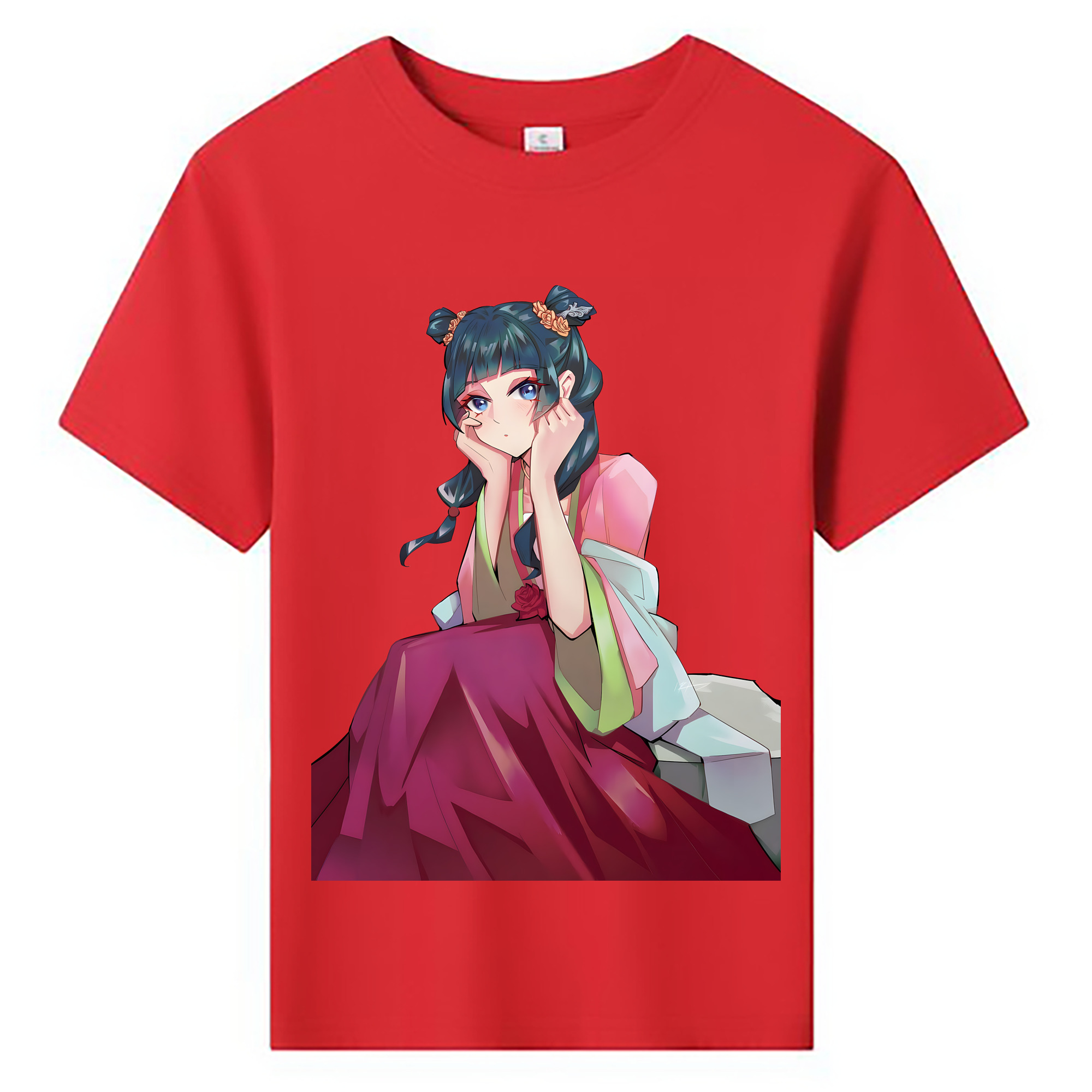 （画像用） 薬屋のひとりごと The Apothecary Diaries 綿100％キッズTシャツ（フロントプリント）