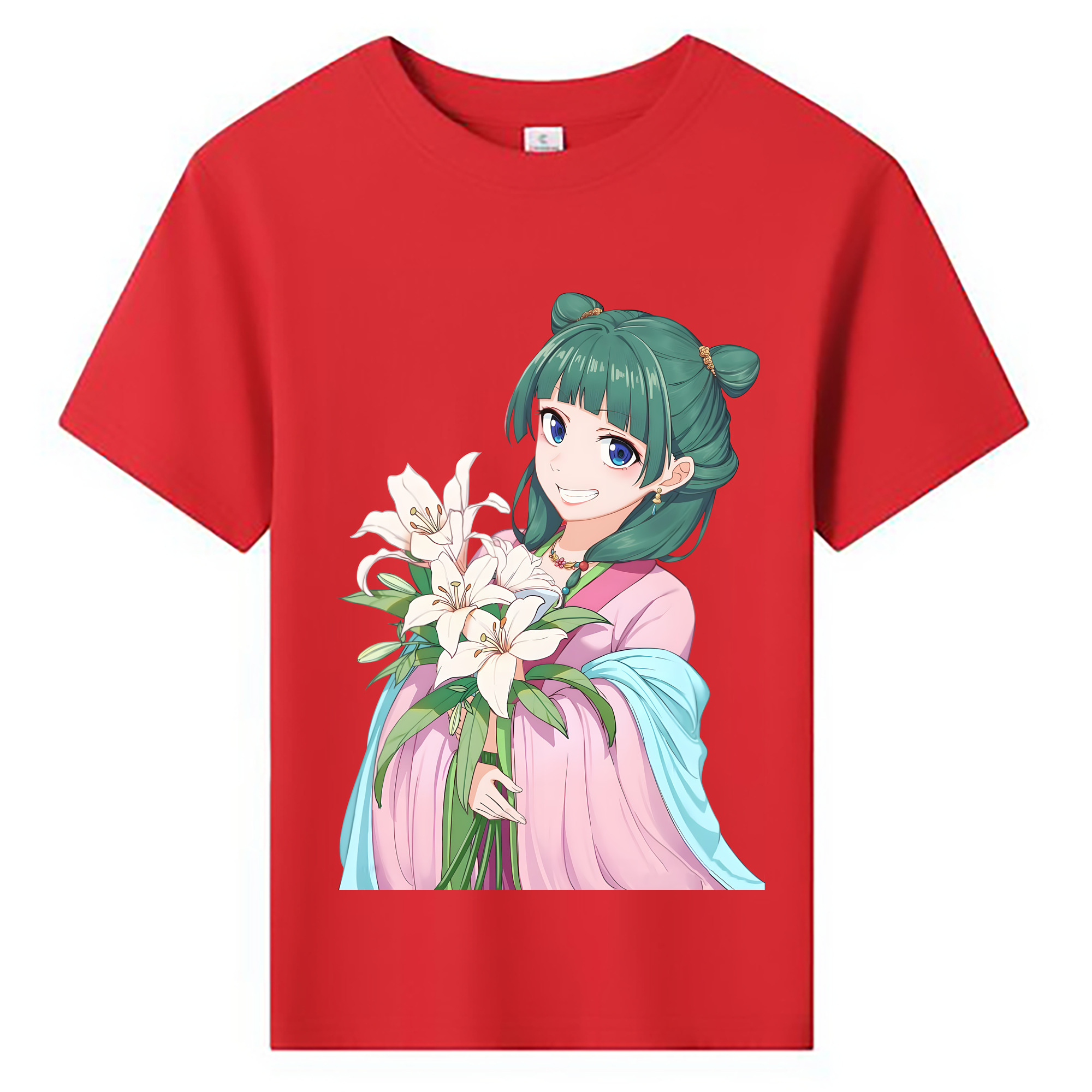 （画像用） 薬屋のひとりごと The Apothecary Diaries 綿100％キッズTシャツ（フロントプリント）