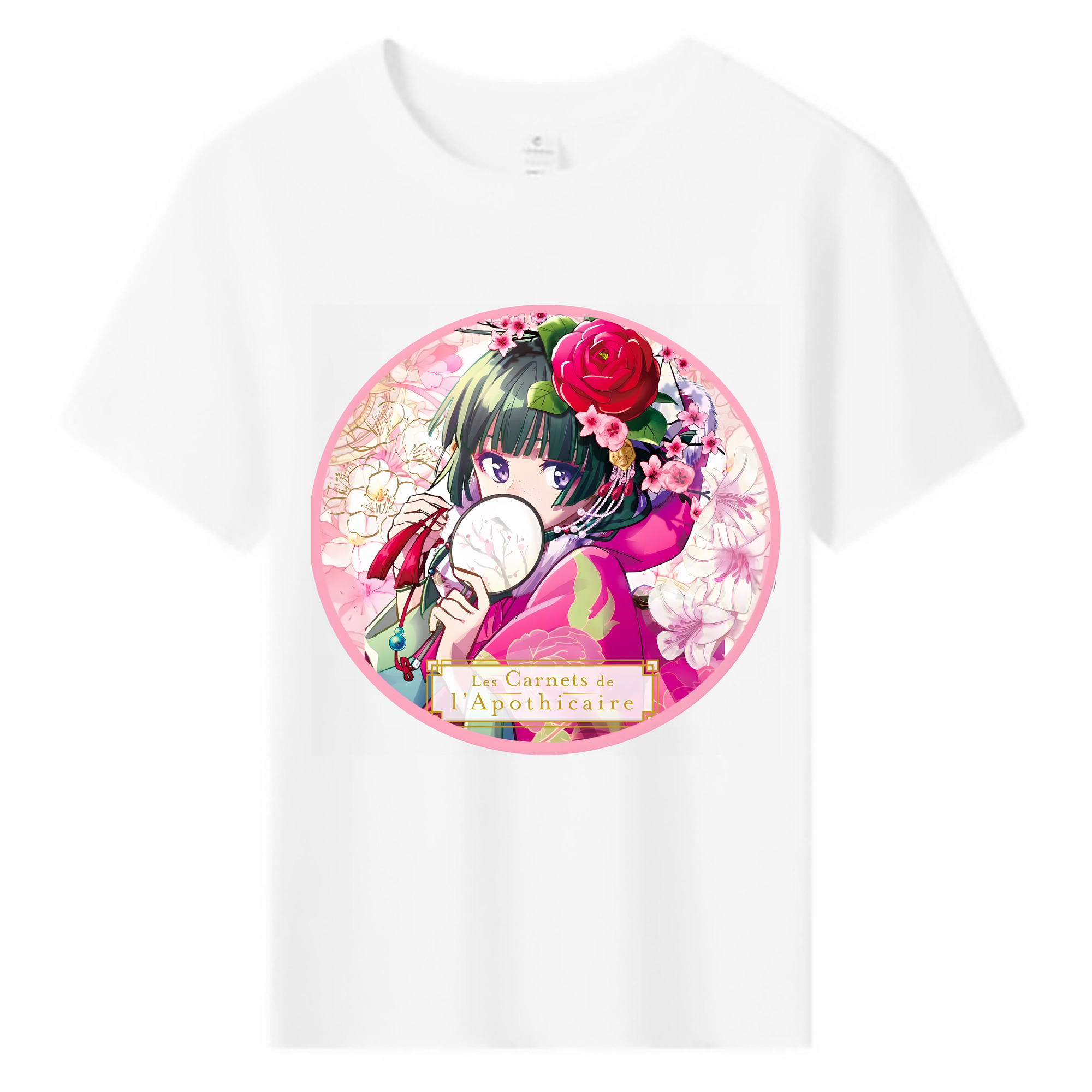 （画像用） 薬屋のひとりごと The Apothecary Diaries 綿100％キッズTシャツ（フロントプリント）