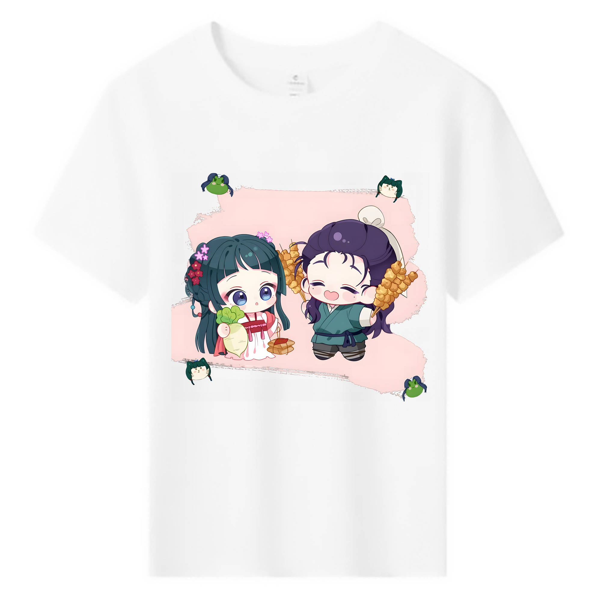 （画像用） 薬屋のひとりごと The Apothecary Diaries 綿100％キッズTシャツ（フロントプリント）