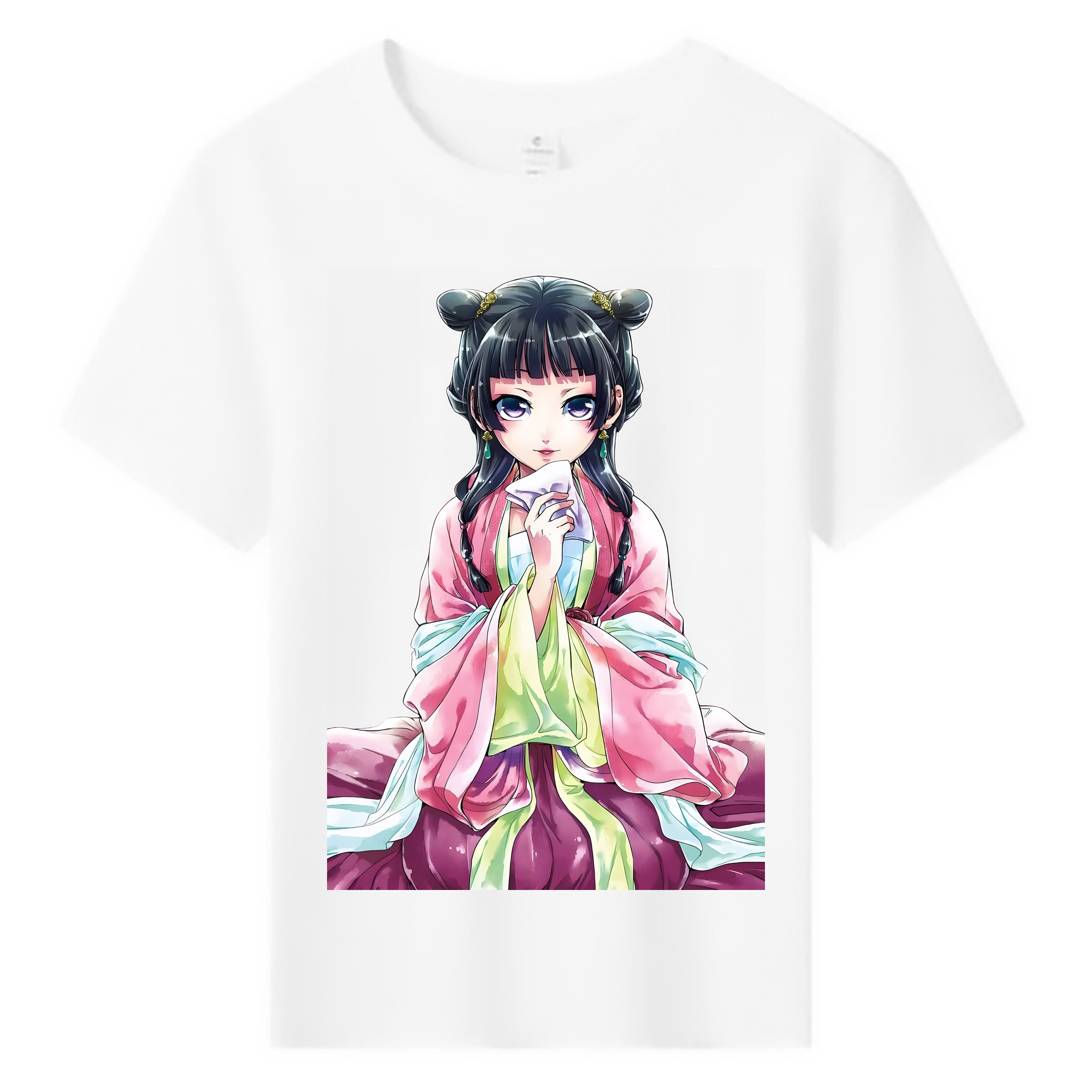 （画像用） 薬屋のひとりごと The Apothecary Diaries 綿100％キッズTシャツ（フロントプリント）