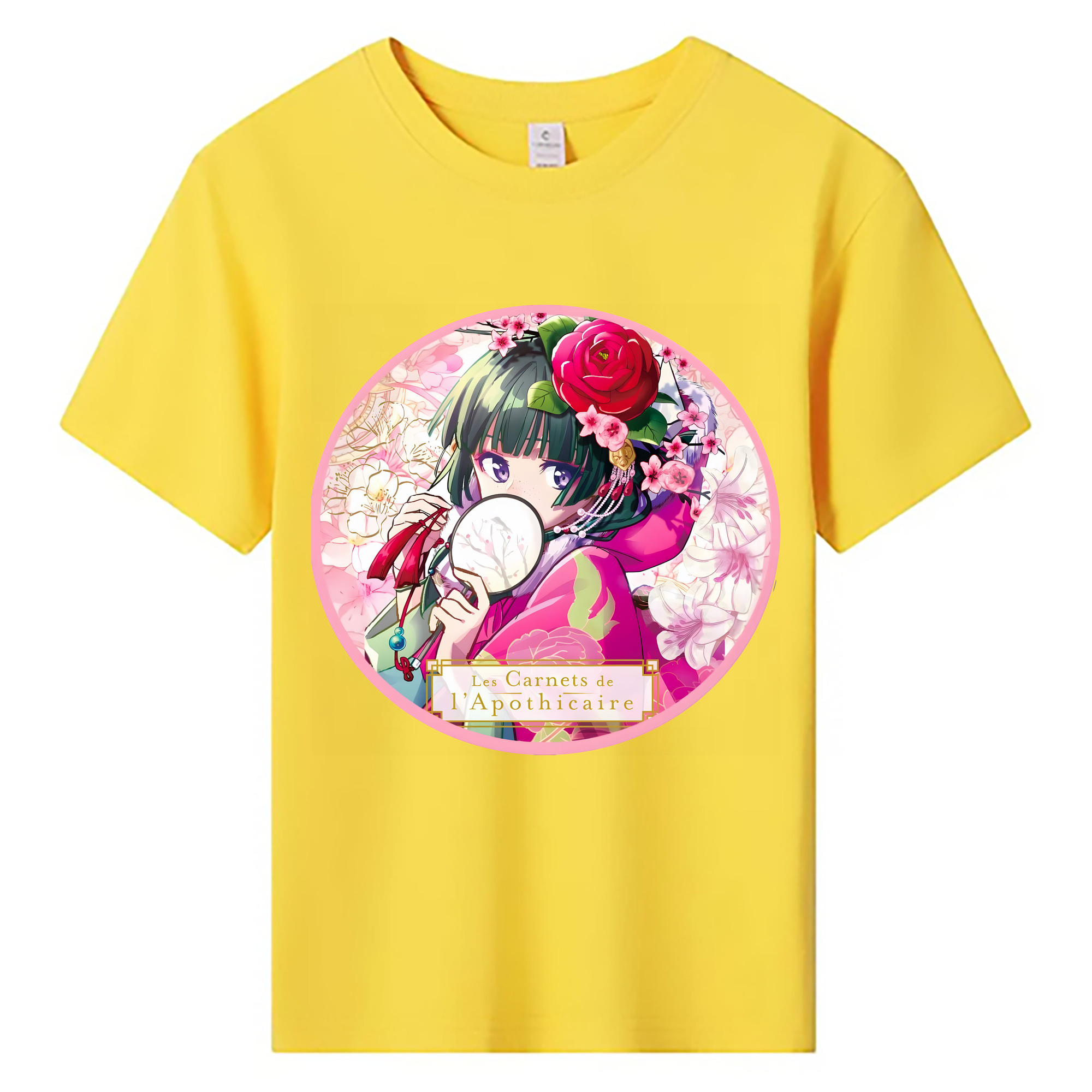 （画像用） 薬屋のひとりごと The Apothecary Diaries 綿100％キッズTシャツ（フロントプリント）