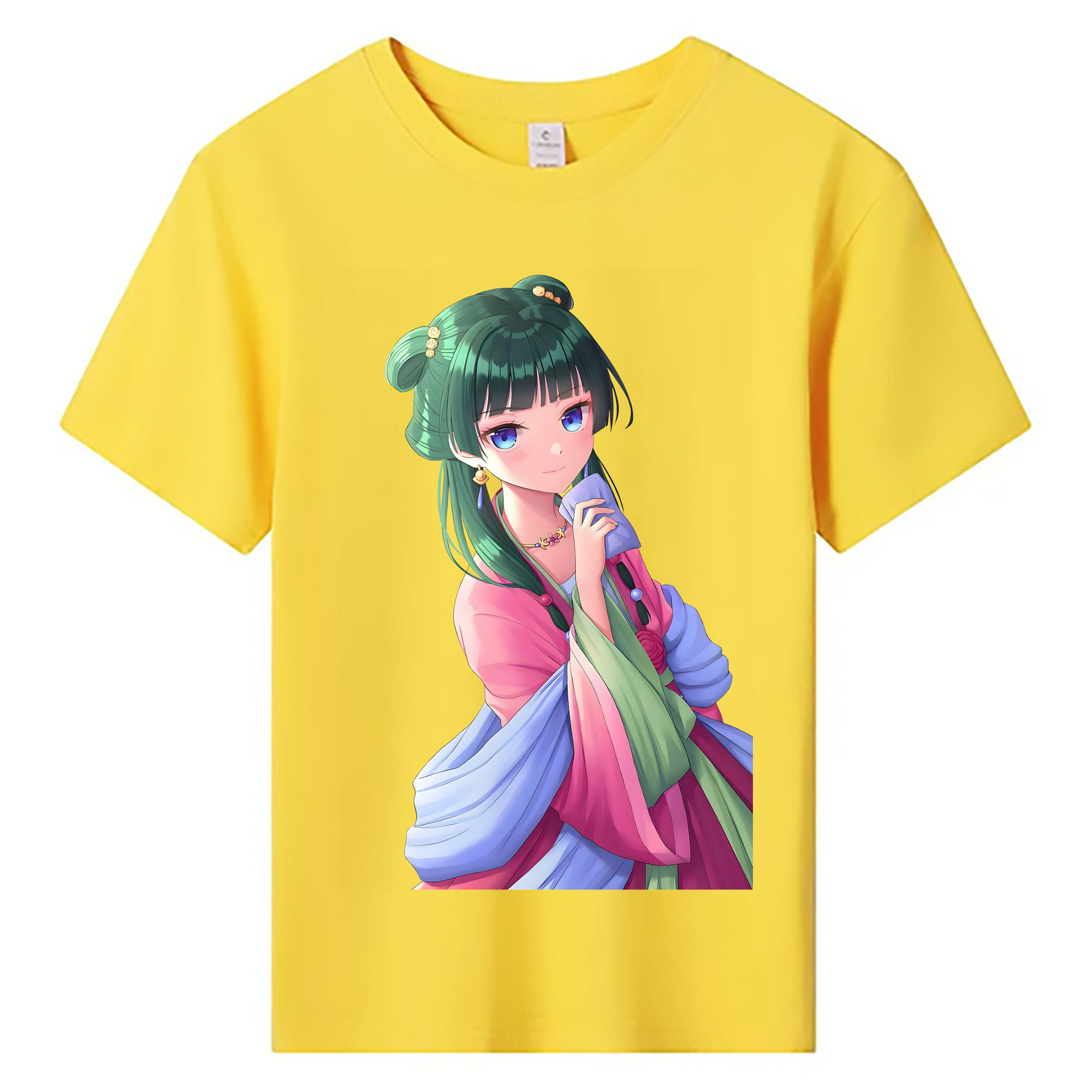 （画像用） 薬屋のひとりごと The Apothecary Diaries 綿100％キッズTシャツ（フロントプリント）