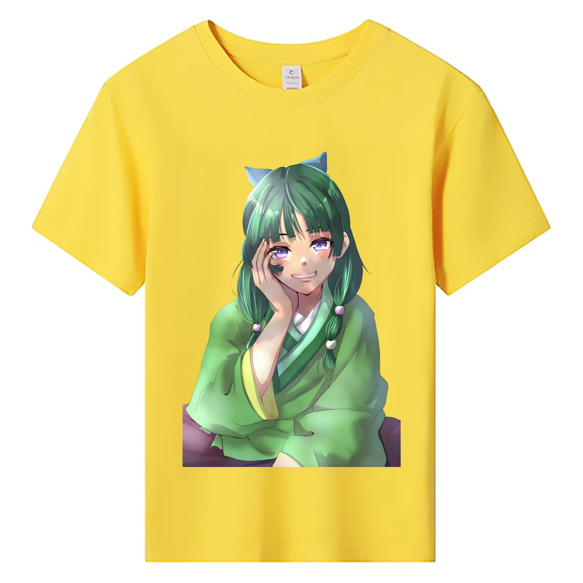（画像用） 薬屋のひとりごと The Apothecary Diaries 綿100％キッズTシャツ（フロントプリント）