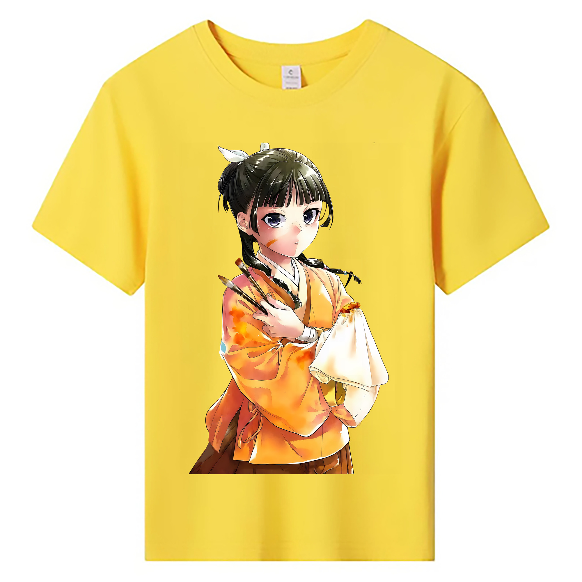 （画像用） 薬屋のひとりごと The Apothecary Diaries 綿100％キッズTシャツ（フロントプリント）