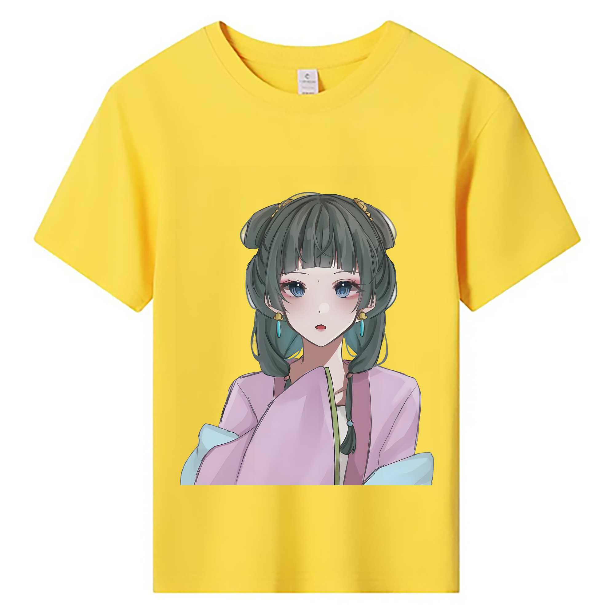 （画像用） 薬屋のひとりごと The Apothecary Diaries 綿100％キッズTシャツ（フロントプリント）