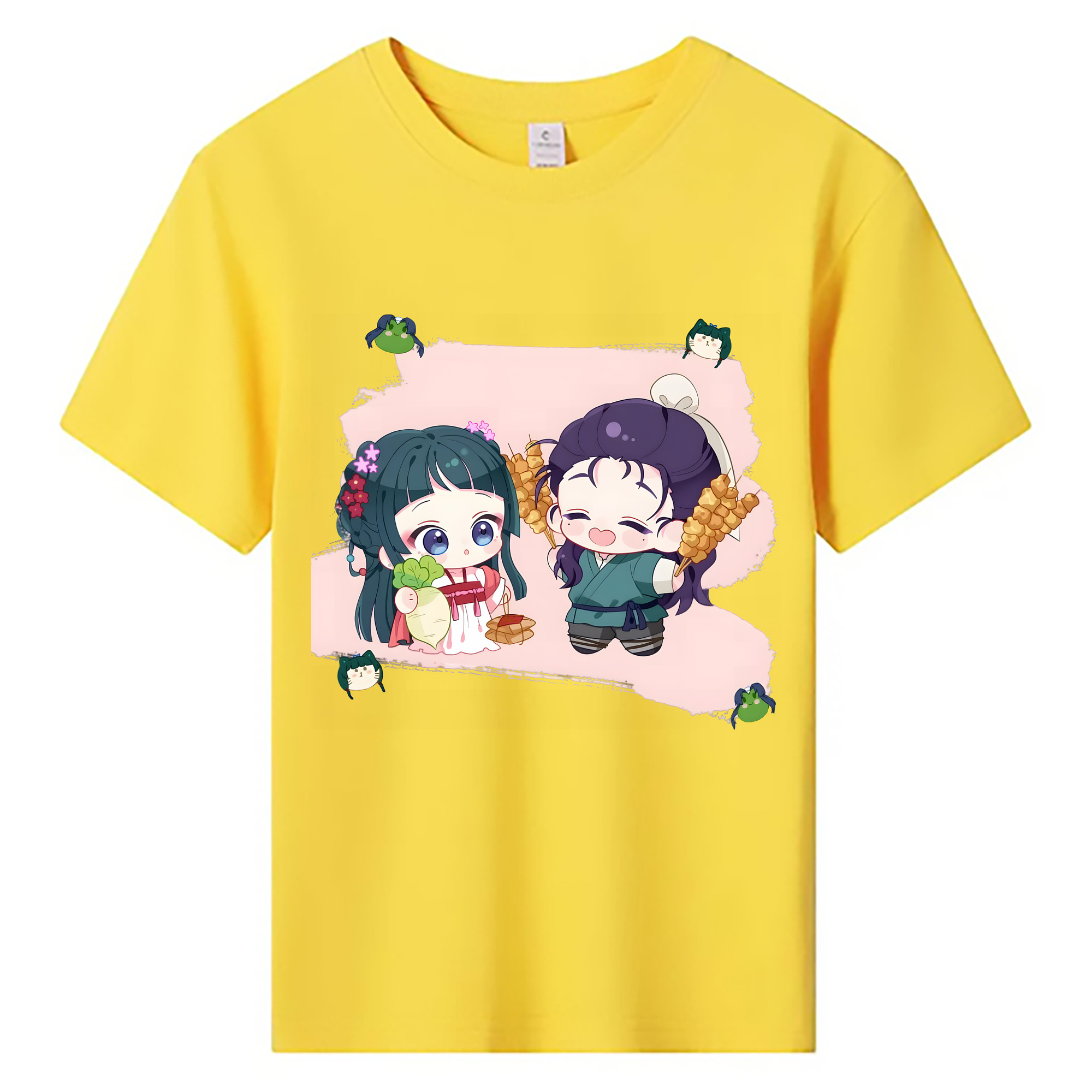 （画像用） 薬屋のひとりごと The Apothecary Diaries 綿100％キッズTシャツ（フロントプリント）