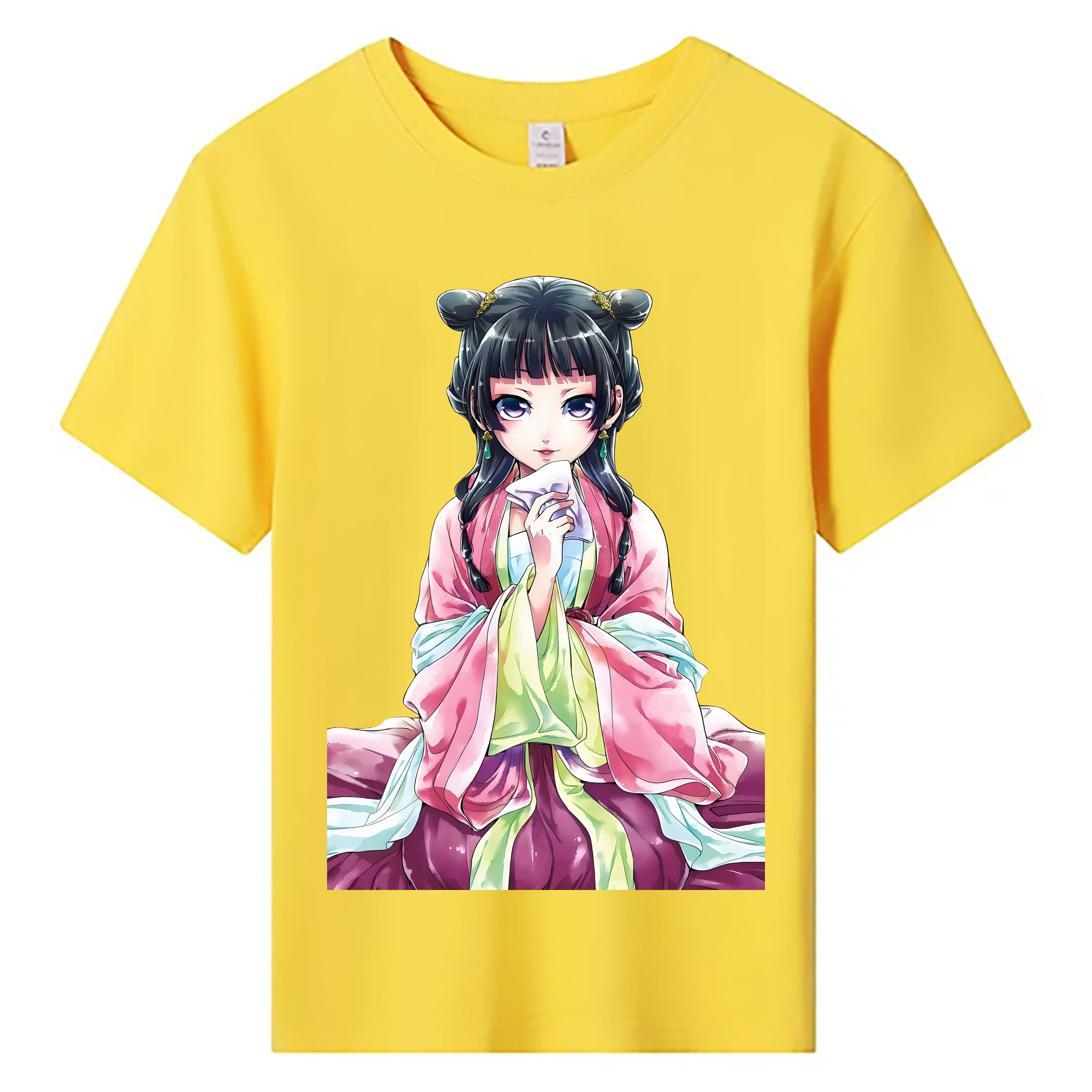 （画像用） 薬屋のひとりごと The Apothecary Diaries 綿100％キッズTシャツ（フロントプリント）