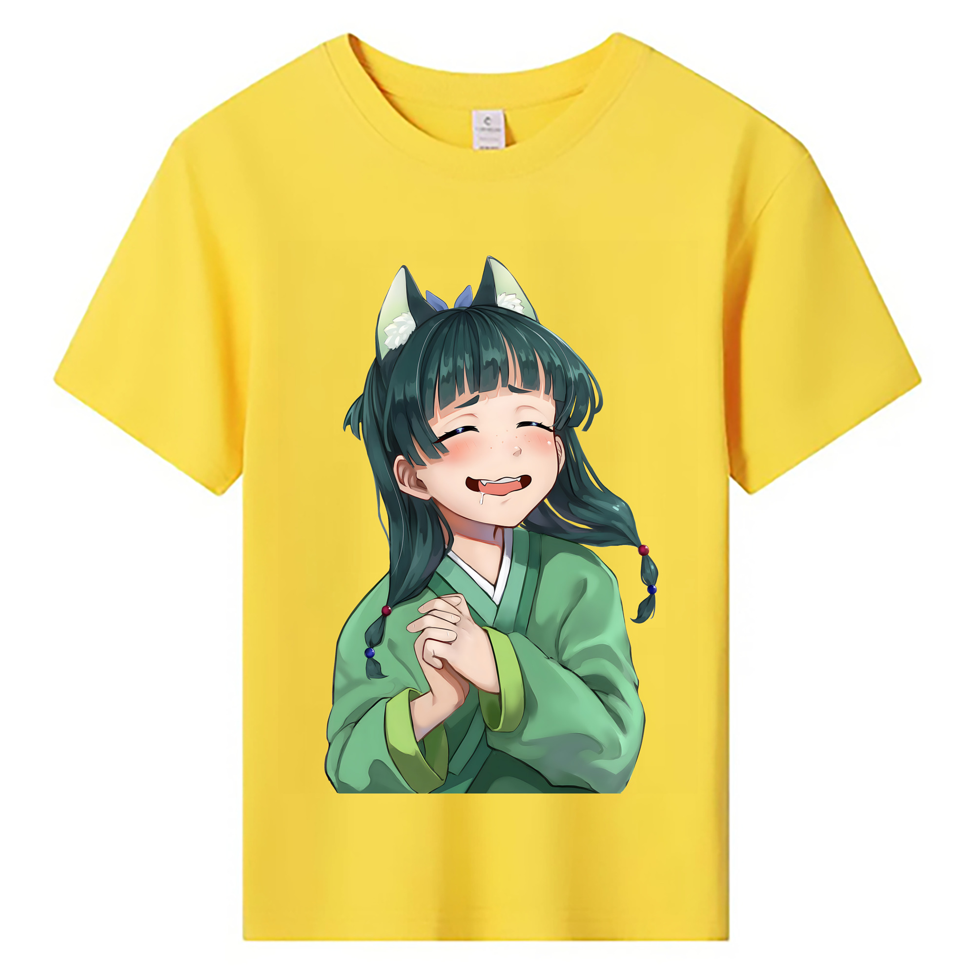 （画像用） 薬屋のひとりごと The Apothecary Diaries 綿100％キッズTシャツ（フロントプリント）