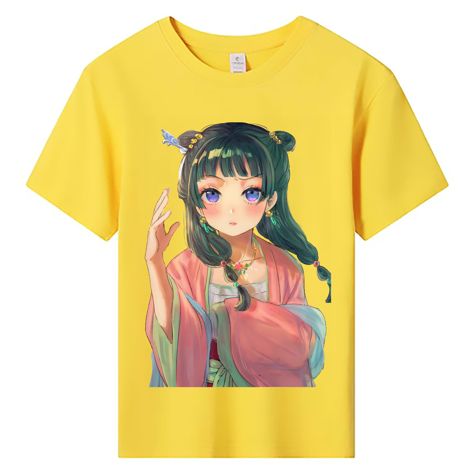 （画像用） 薬屋のひとりごと The Apothecary Diaries 綿100％キッズTシャツ（フロントプリント）
